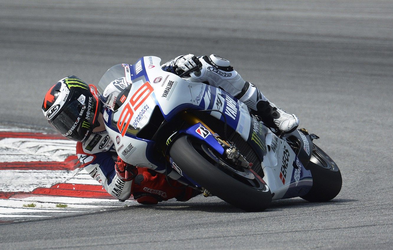 Wallpaper Yamaha, MotoGP, Jorge Lorenzo image for desktop, section спорт