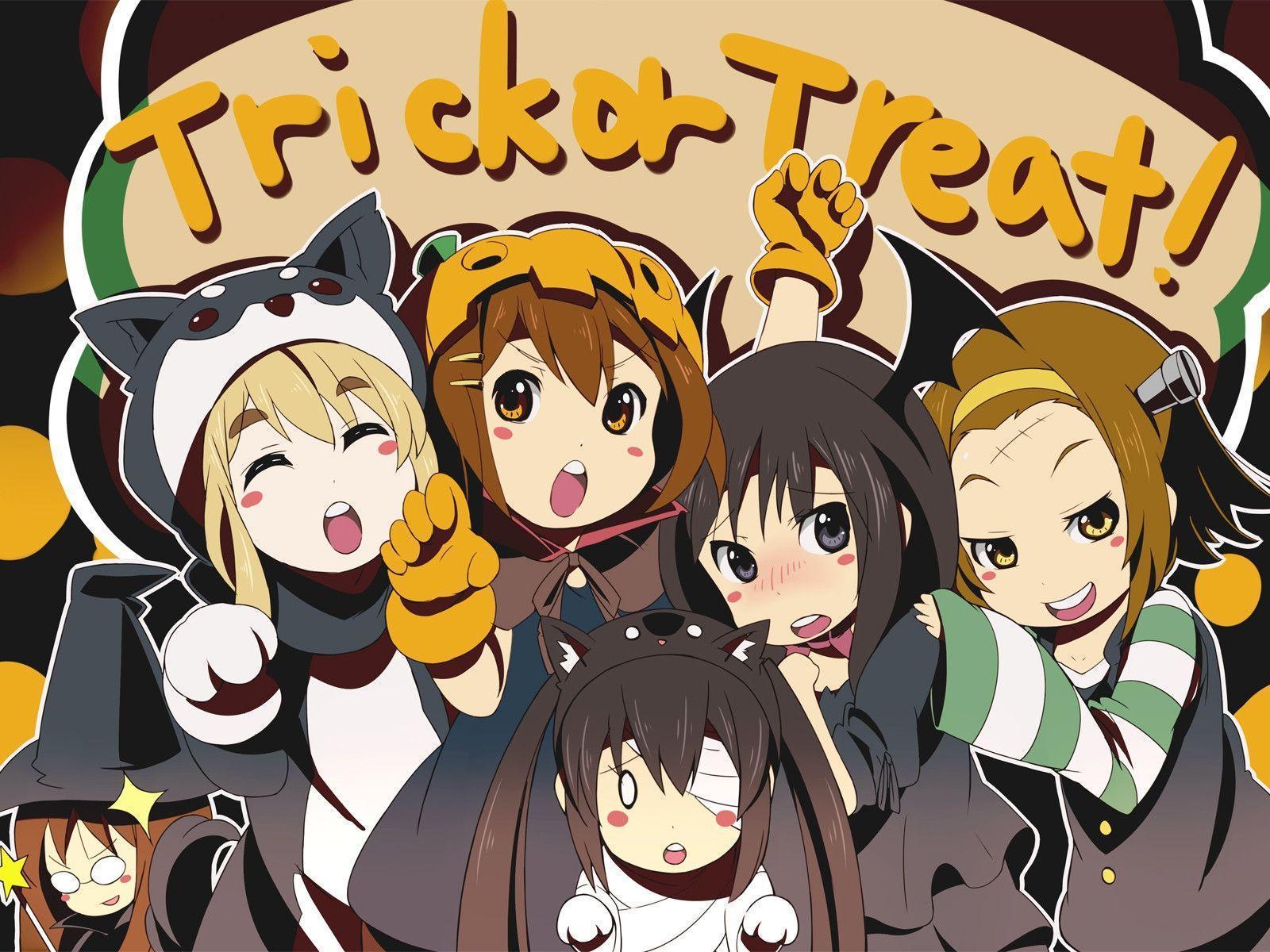 Cute Halloween Anime Wallpaper Free Cute Halloween Anime Background