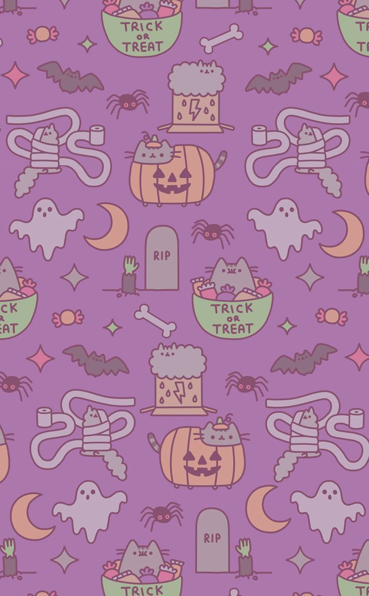 Pusheen Halloween Wallpaper Free Pusheen Halloween Background