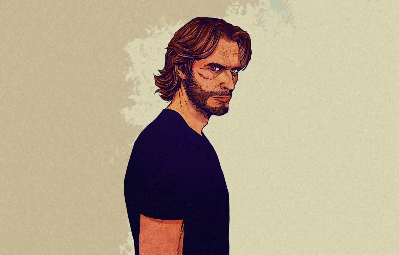 Wallpaper Wolf, The Wolf Among Us, Bigby Wolf, Bigby, Made myself image for desktop, section игры