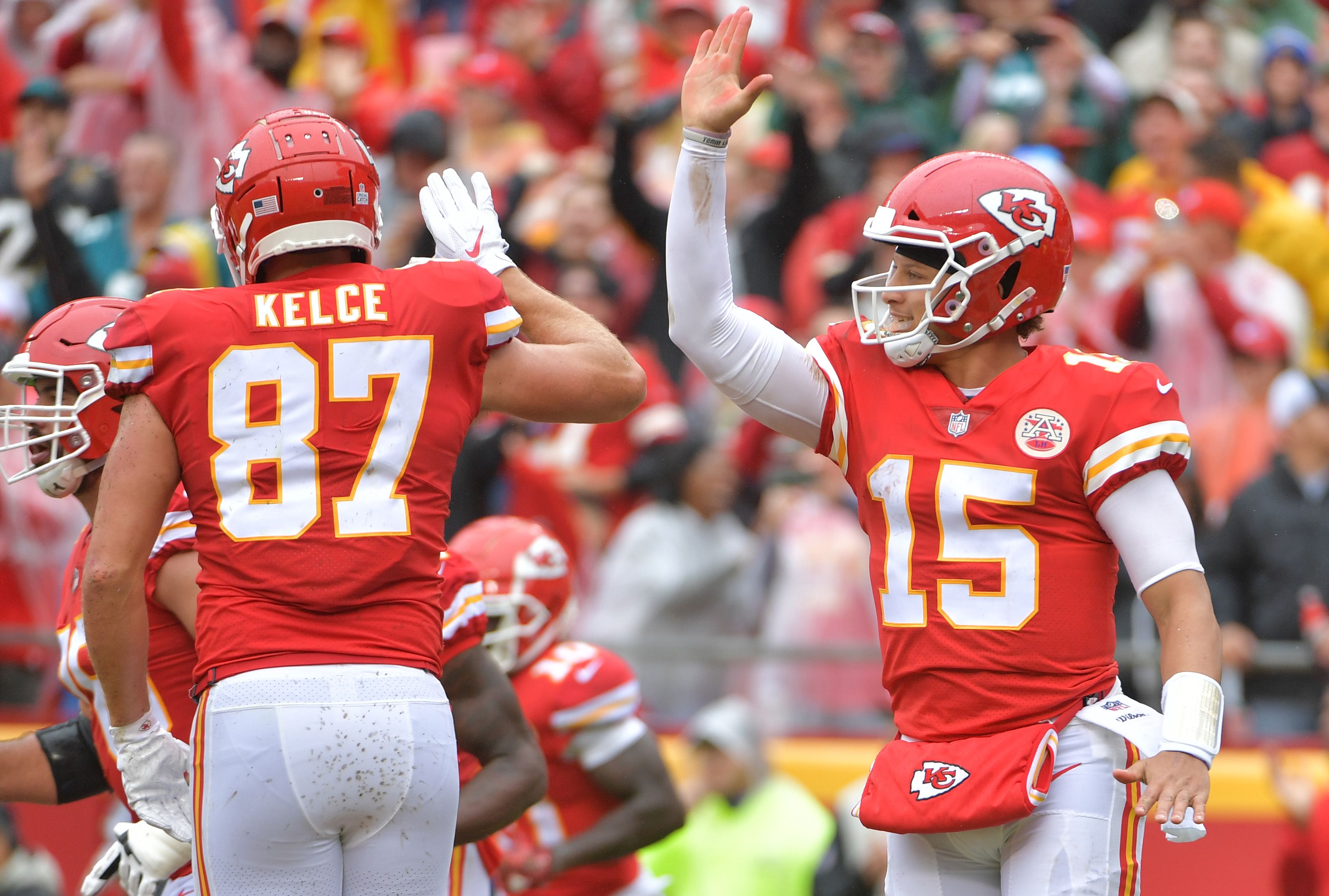 Travis Kelce Tyreek Hill And Patrick Mahomes Poster