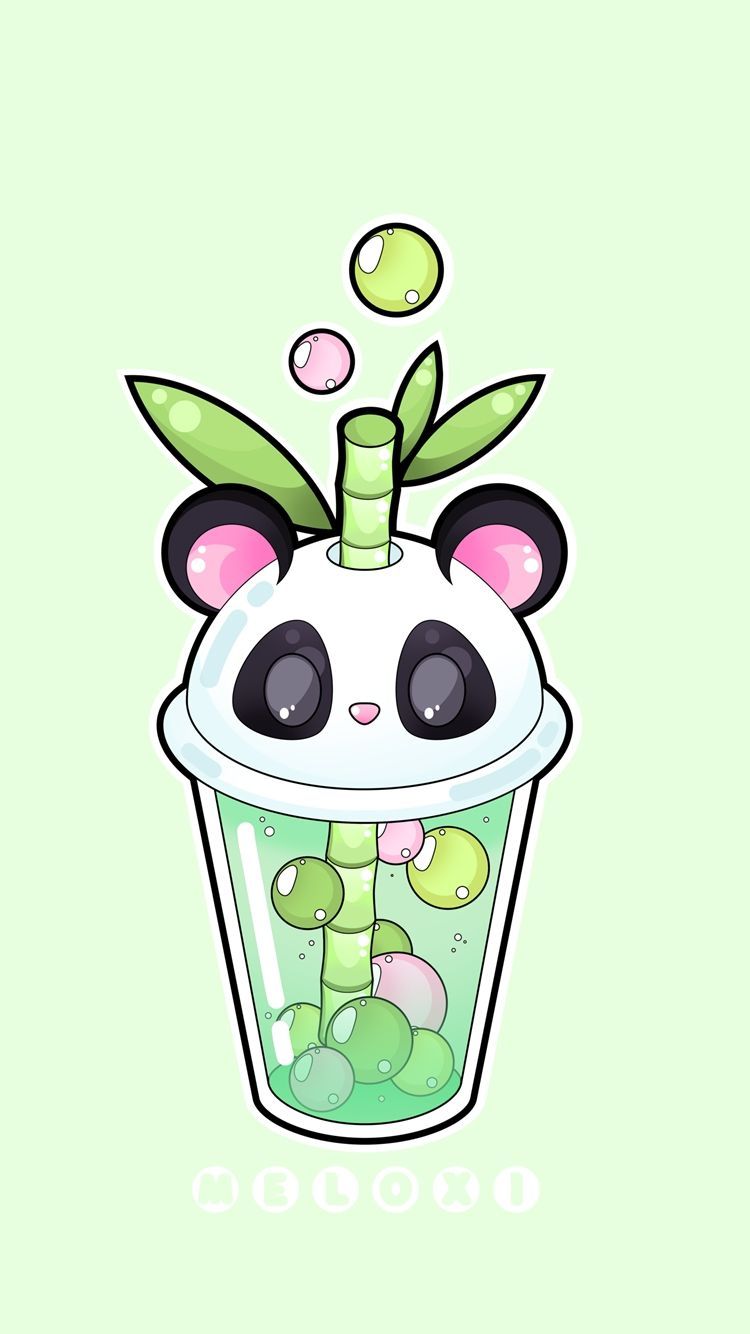 Bubble Tea and Bunnies. Cute kawaii drawings, Kawaii doodles, Cute easy drawings