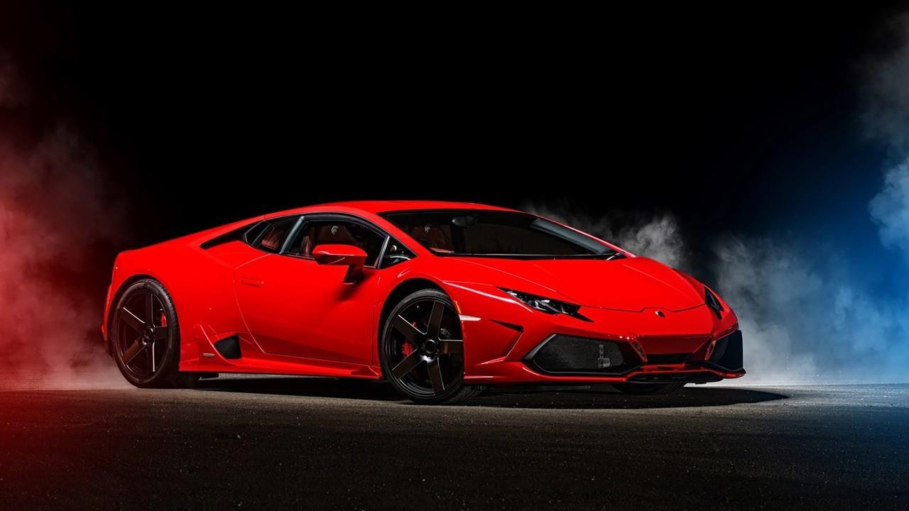 Red Lamborghini Huracan Wallpaper for Android