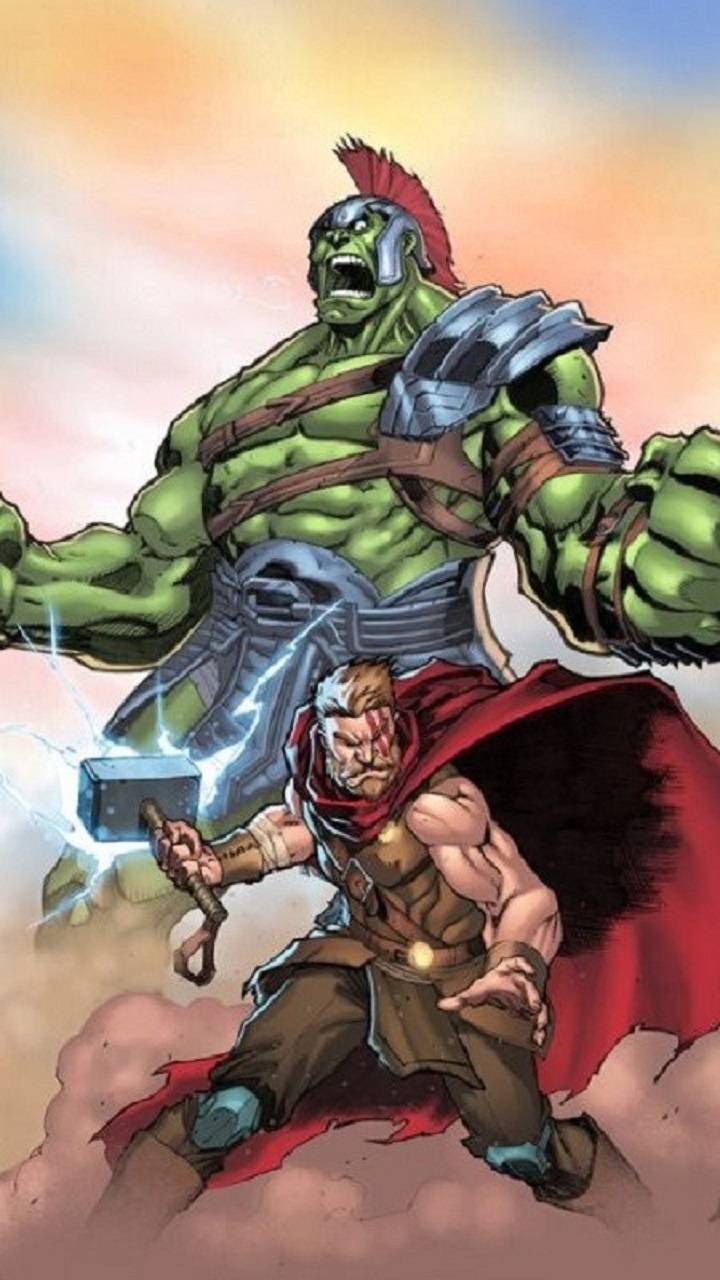 thor vs hulk wallpaper