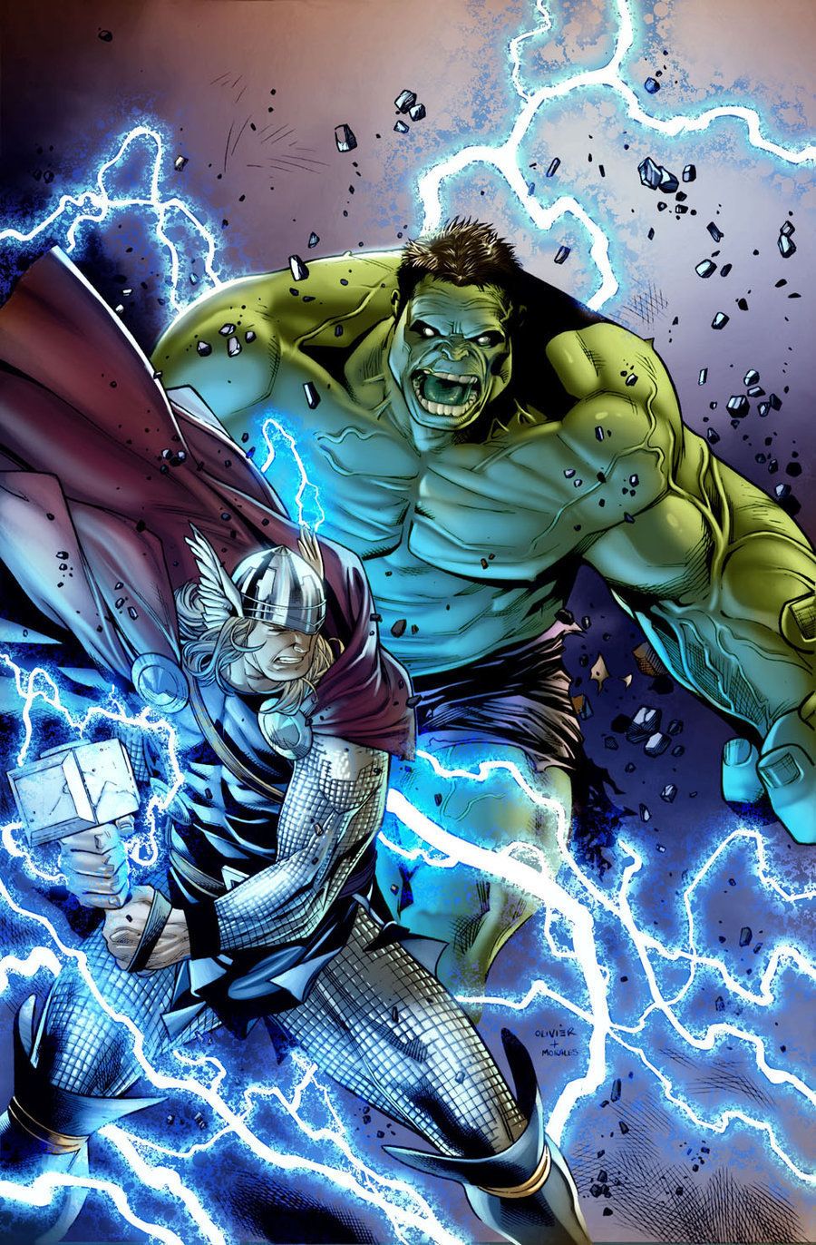 Thor & Immortal Hulk vs Superman & Supergirl