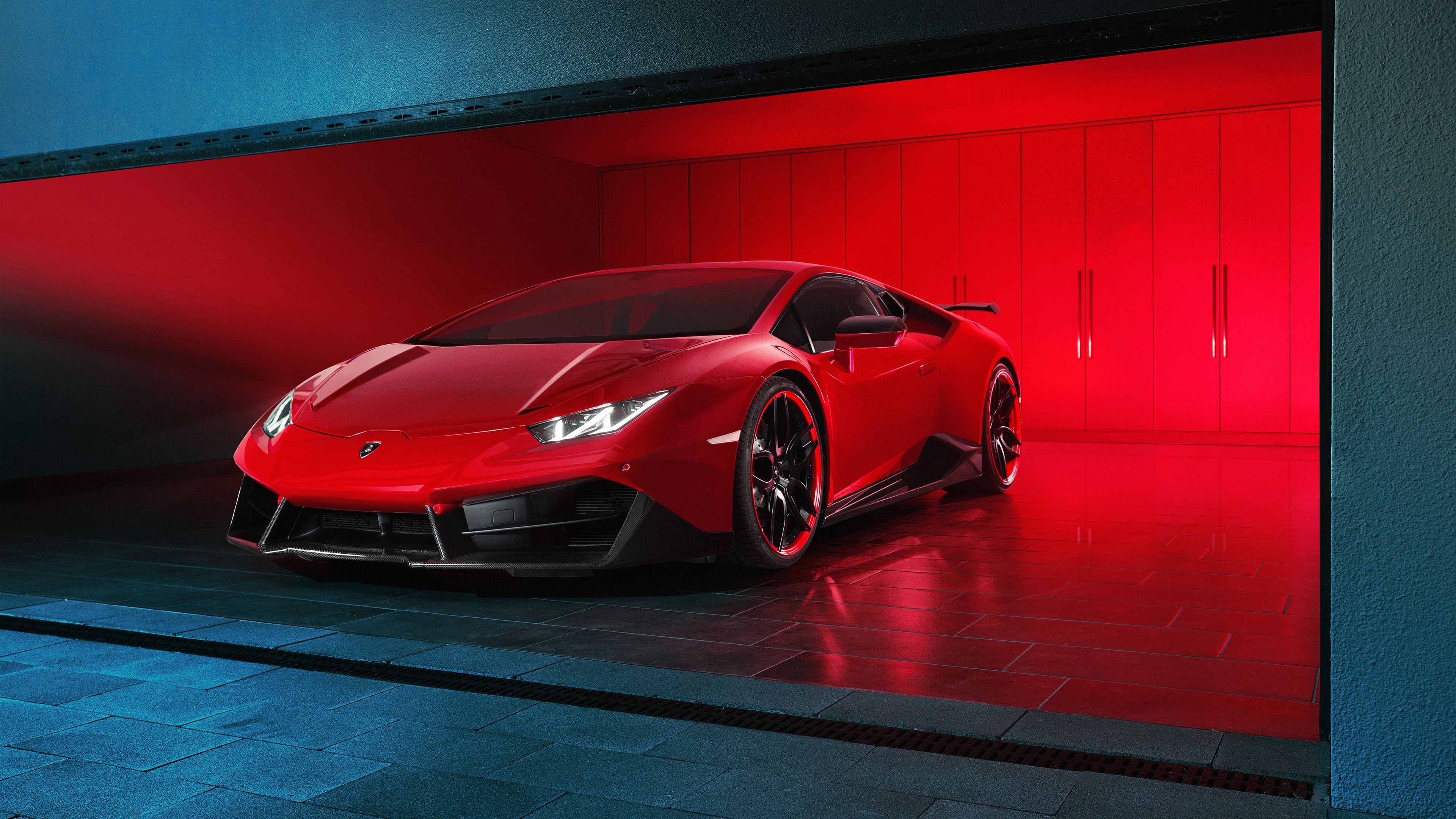 Red Lamborghini Widescreen HD Wallpaper 59985 3840x2160px