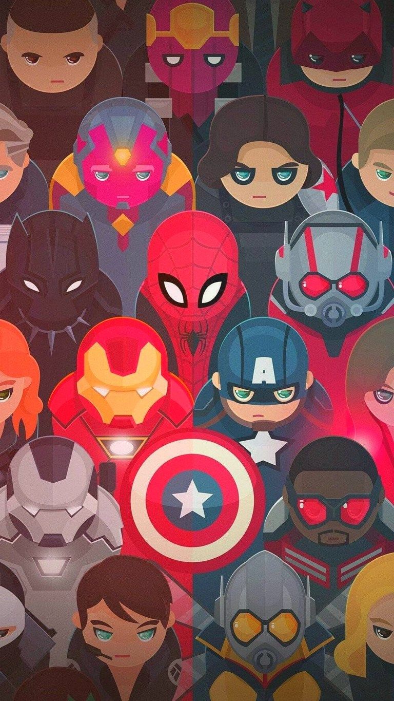 Marvel Avengers Superheros 4K iPhone Amazing Wallpaper ⋆ Traxzee