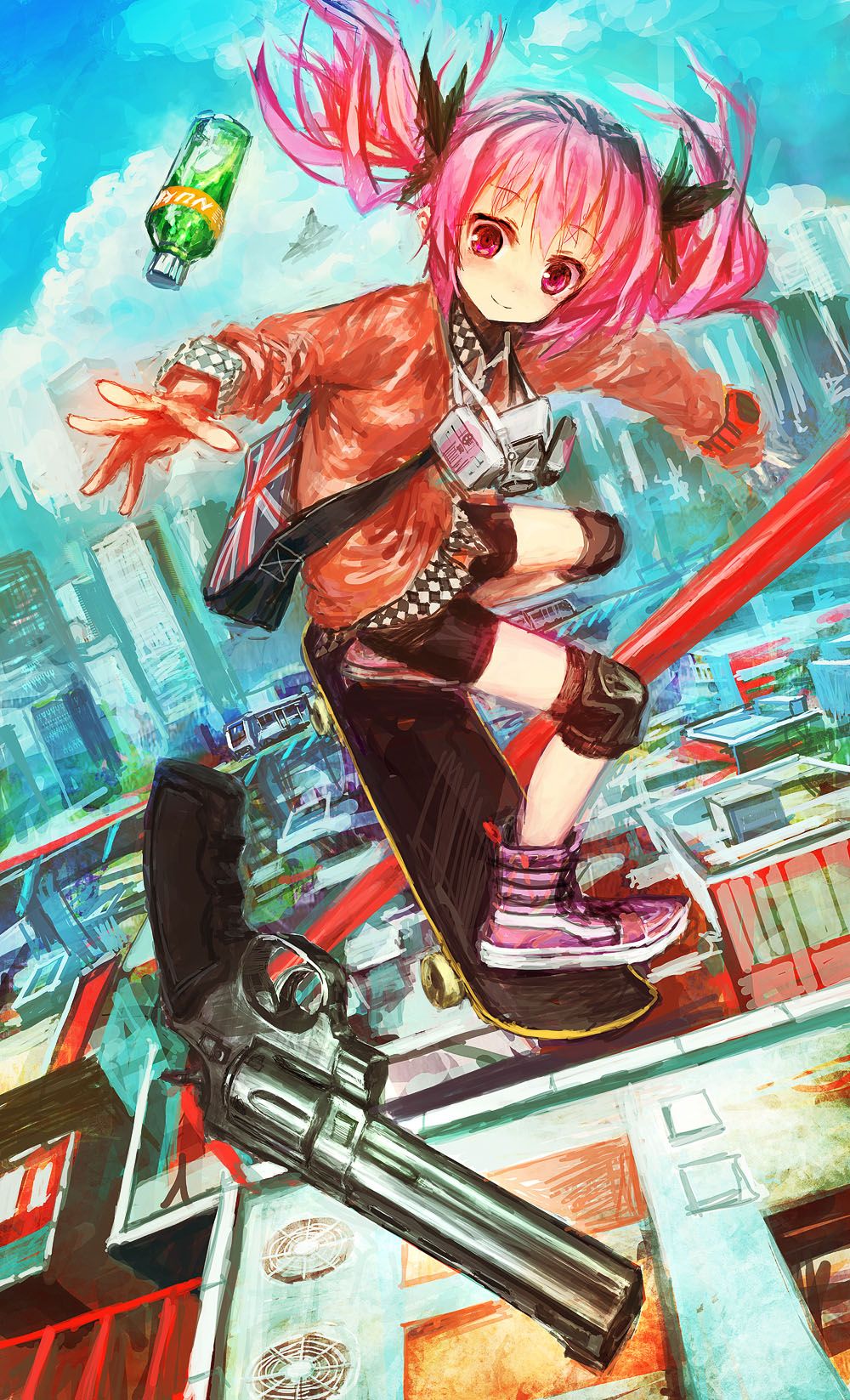 Anime Girl with Skateboard Wallpapers - Anime Girl Wallpapers 4k