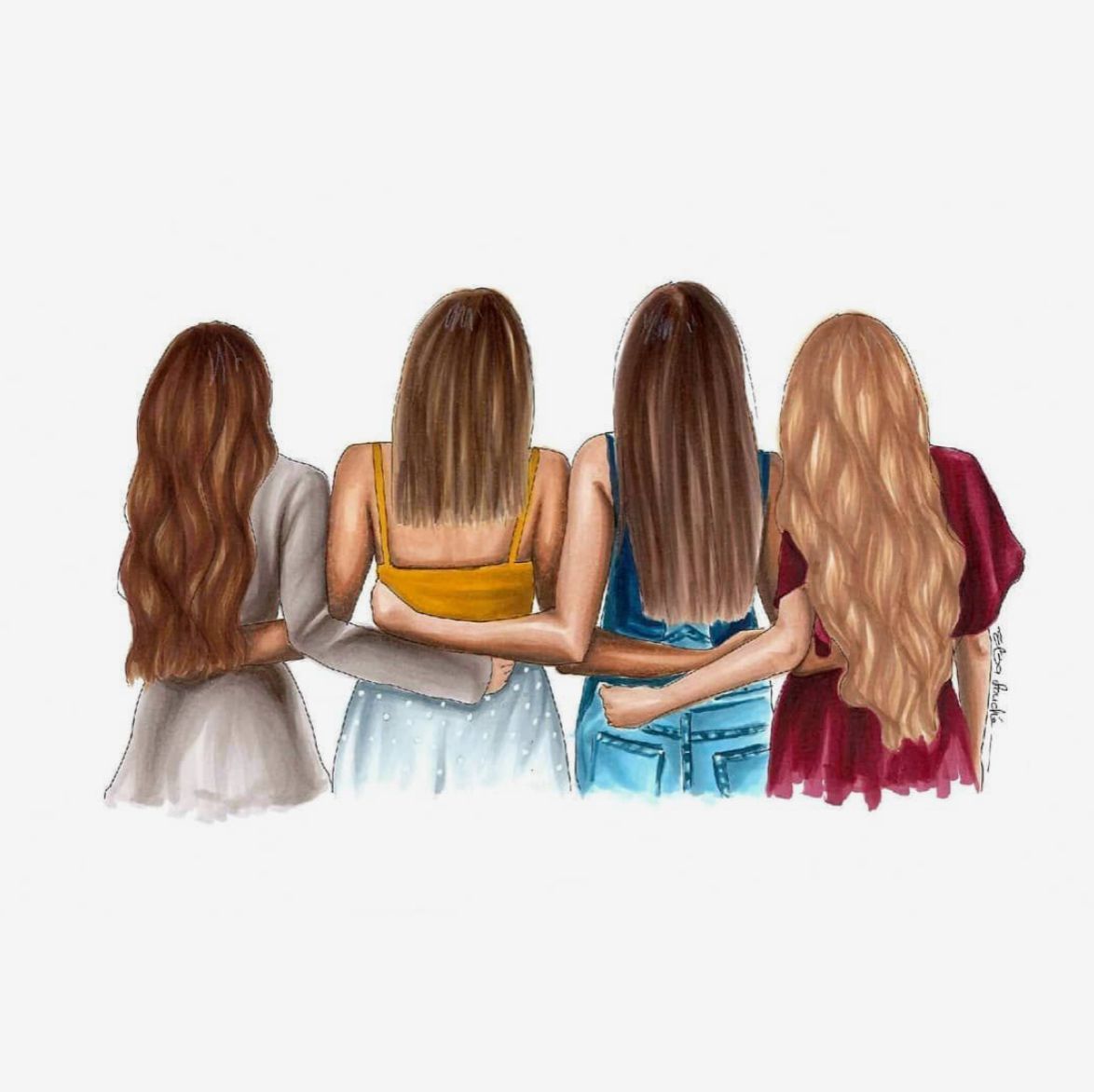 BFF Drawings Wallpapers Wallpaper Cave