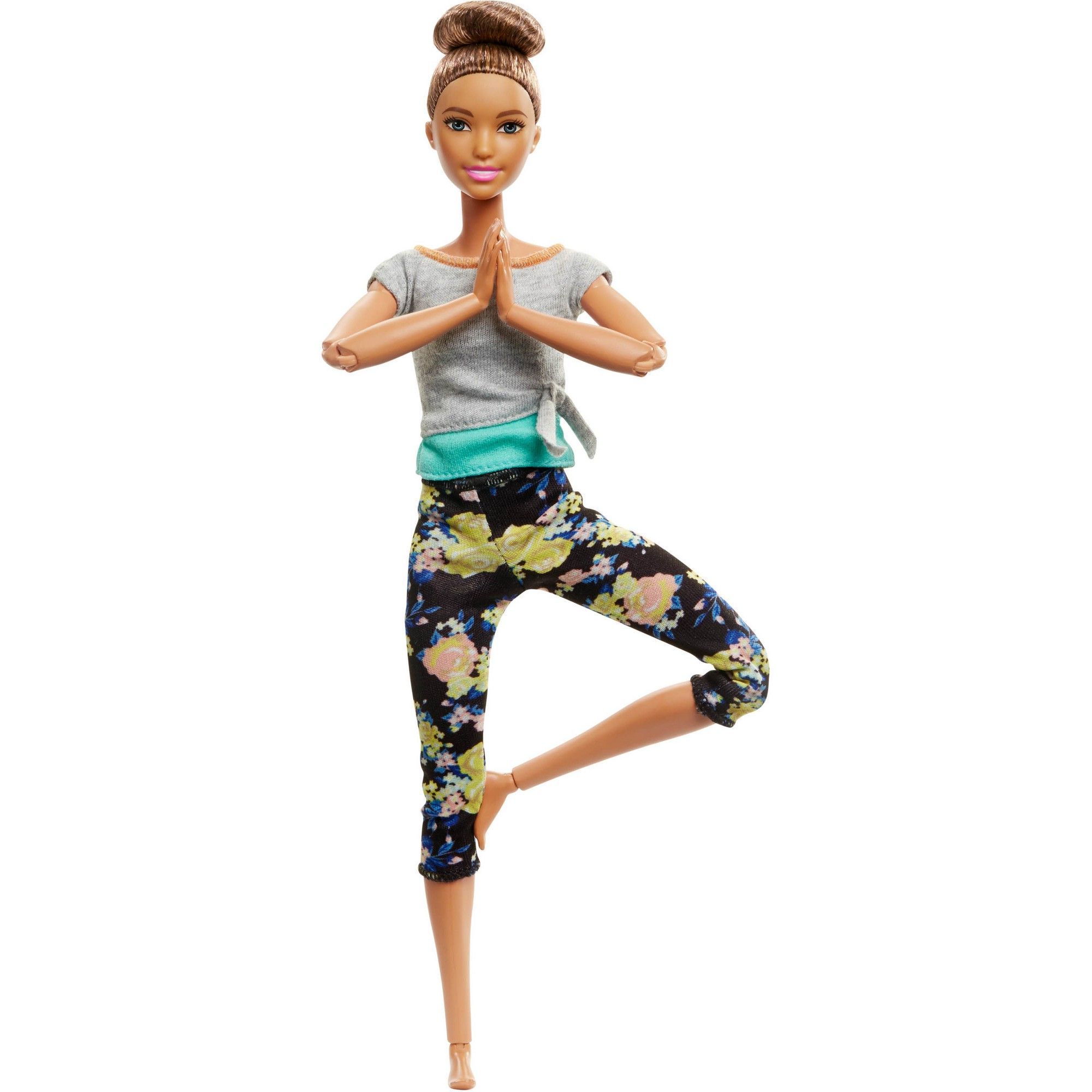 Barbie Made To Move Yoga Doll Blue. Made to move barbie, Yoga dolls, Barbie