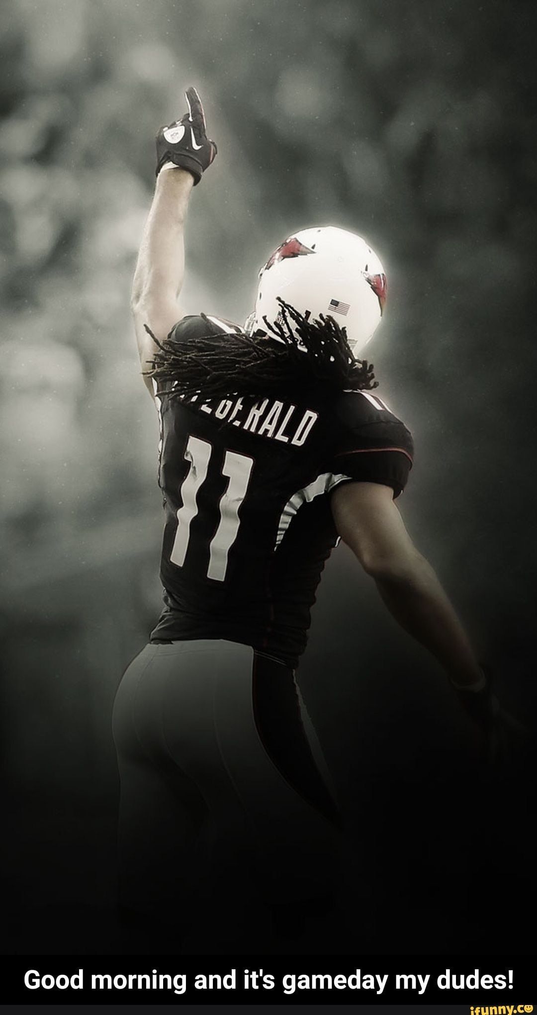 Good morning and it's gameday my dudes! morning and it's gameday my dudes! :). Larry fitzgerald, Cardinals football, Arizona cardinals football
