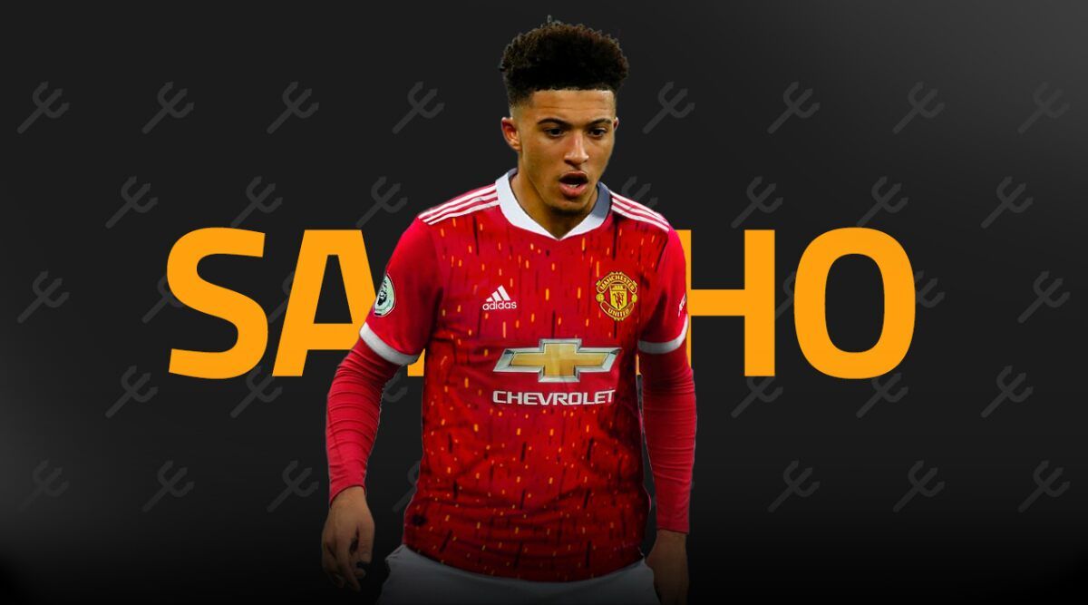 Jadon Sancho In Manchester United Jersey Fan Made Image & HD Wallpaper For The Red Devils' Fans Who Cannot Wait For His Transfer To Get Complete. ⚽ LatestLY