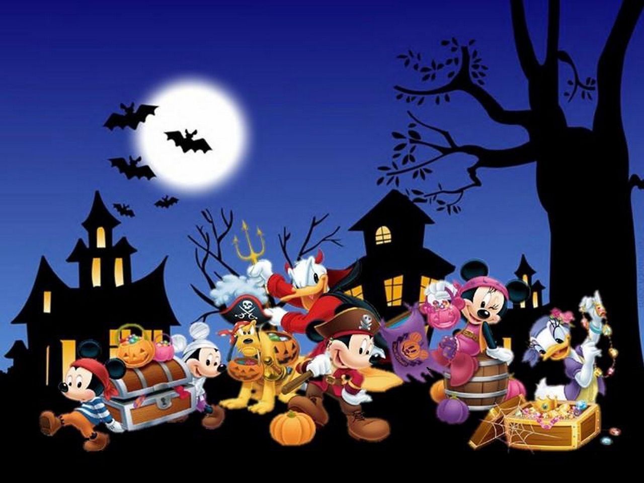 Cartoon Halloween Wallpaper Free Cartoon Halloween Background