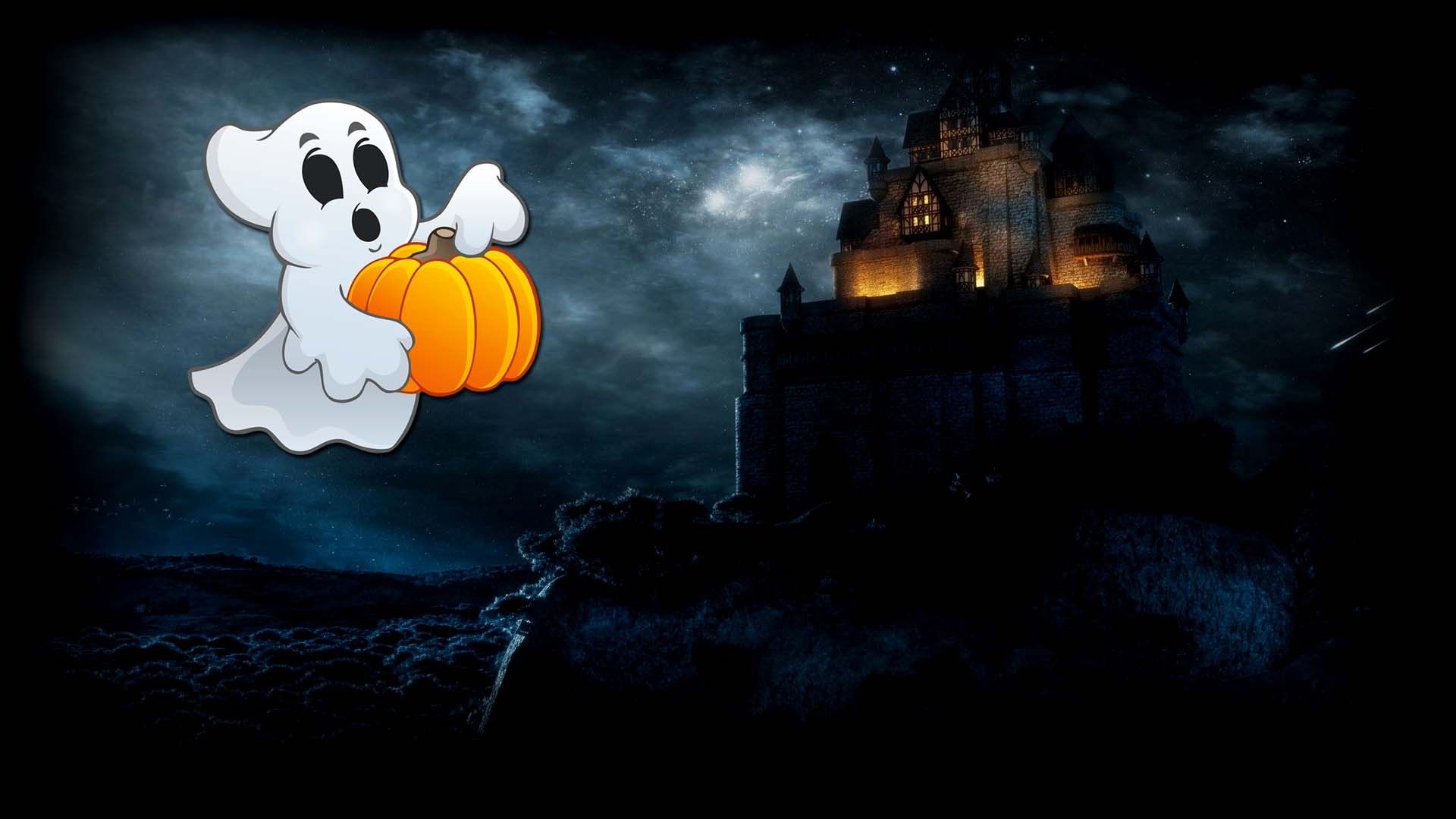 Halloween Ghost Desktop Wallpaper 34705
