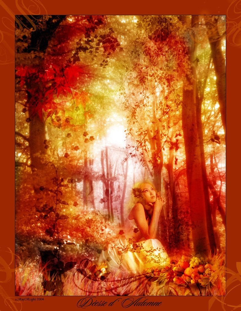 Autumn Graphics Picture: Autumn Goddess Image