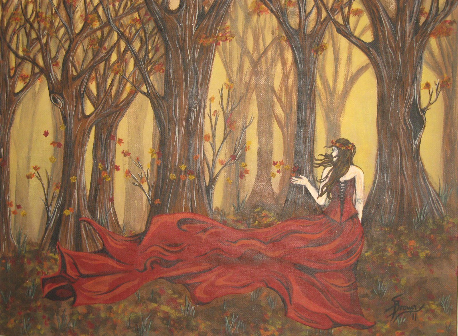 Autumn Graphics Picture: Autumn Goddess Image