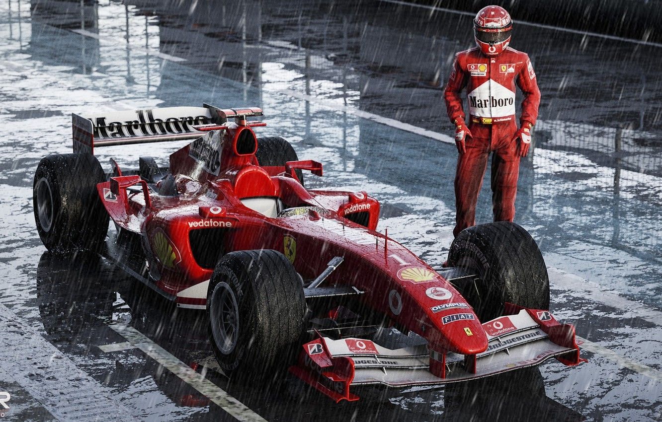 Schumacher F1 Ferrari Desktop Wallpapers - Wallpaper Cave