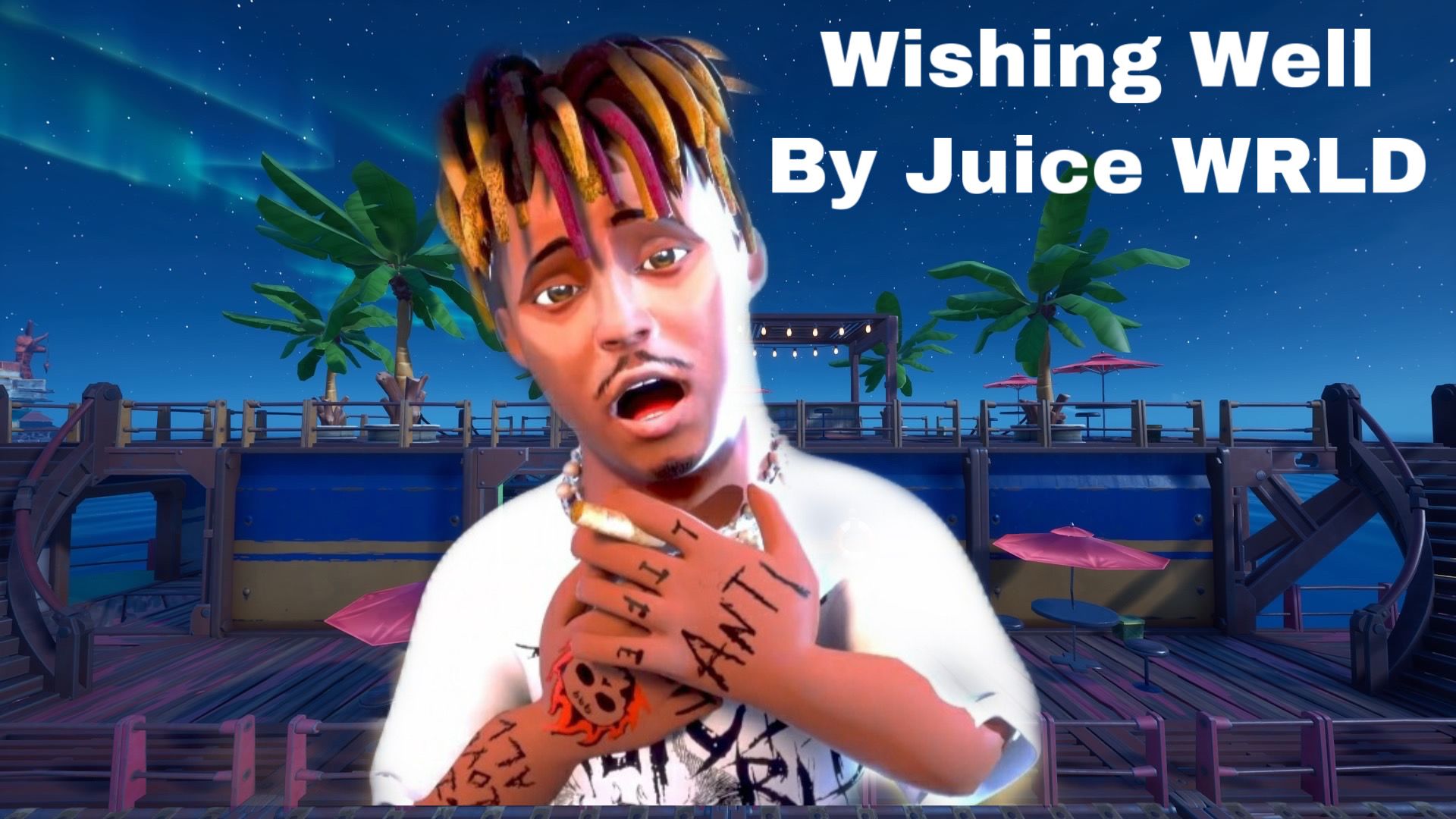 Вишинг Велл. Juice World wishing well обложка.