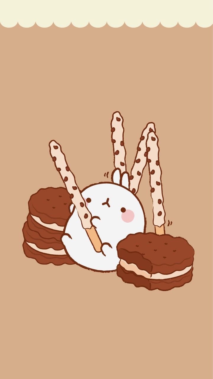 Ley WorldKawaii: Wallpaper Para Tu Celular Molang. Cute Kawaii Drawings, Cute Cartoon Wallpaper, Cute Doodles