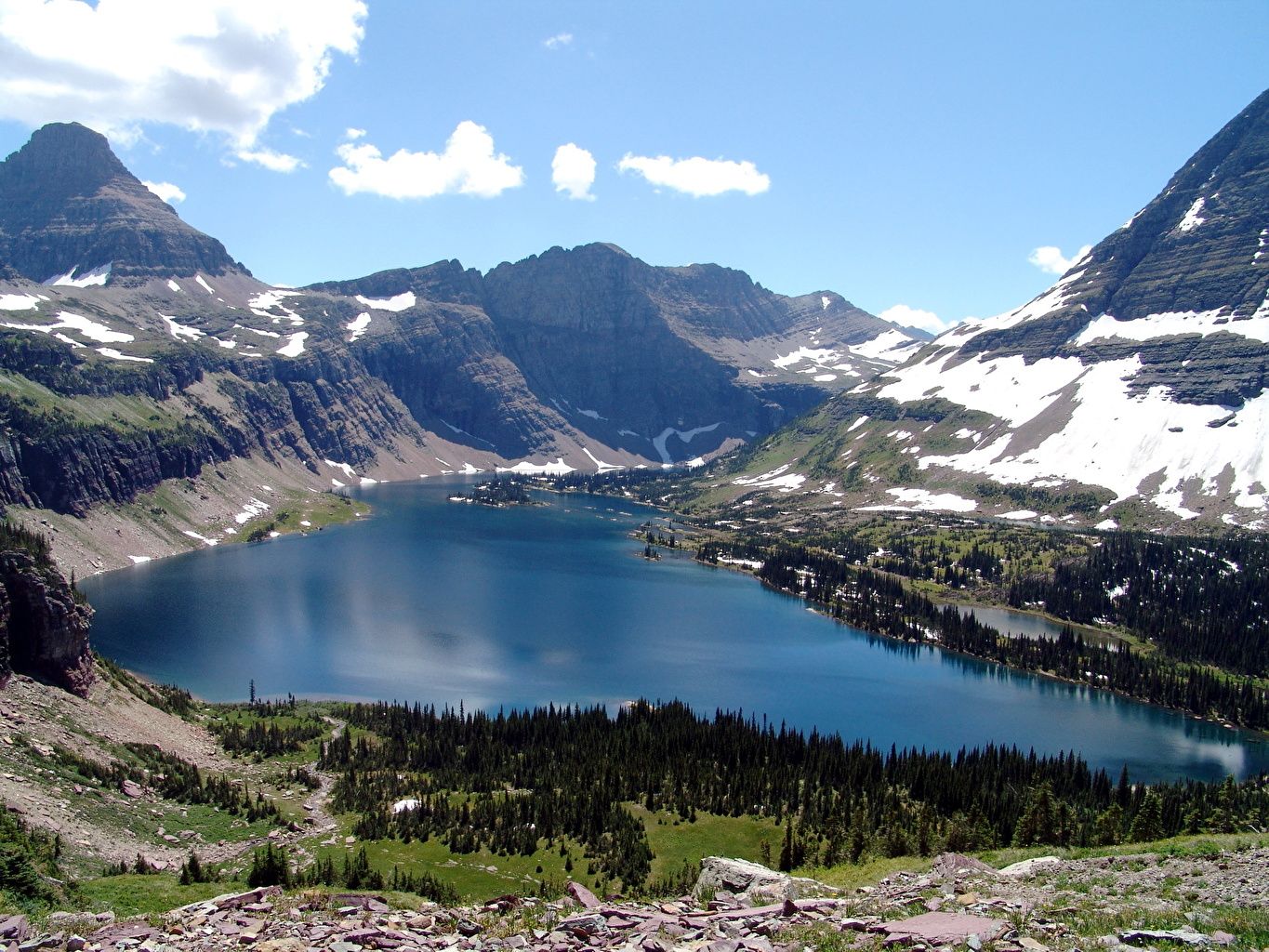 Picture Glacier National Park [USA, Montana] Hidden Lake Nature