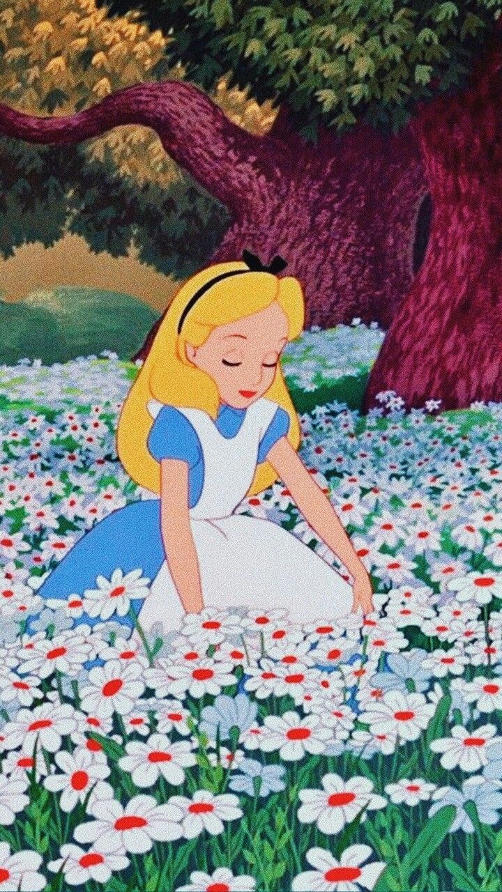 Alice in Wonderland #wallpaper #papel de parede. Disney wallpaper, Alice in wonderland aesthetic, Disney princess wallpaper