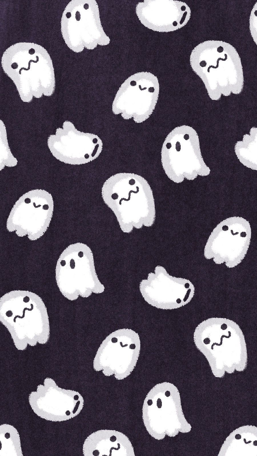 cute halloween ghost background
