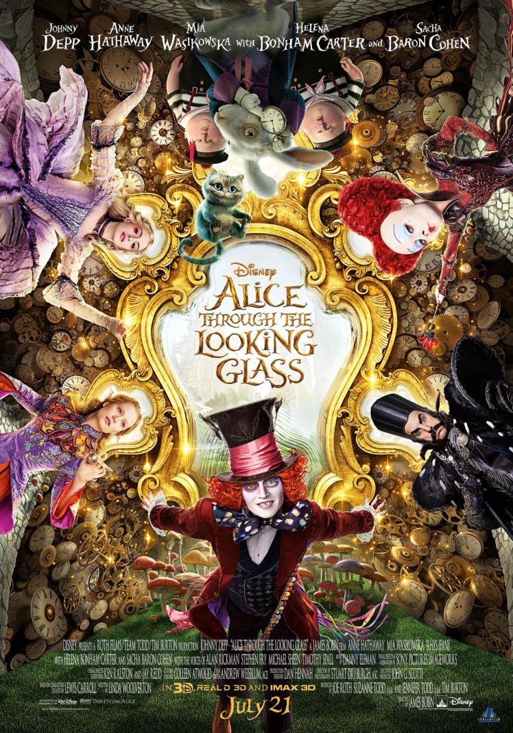 alice, Wonderland, Fantasy, Fairy, Adventure, Comedy, Depp, Disney, Poster Wallpaper HD / Desktop and Mobile Background