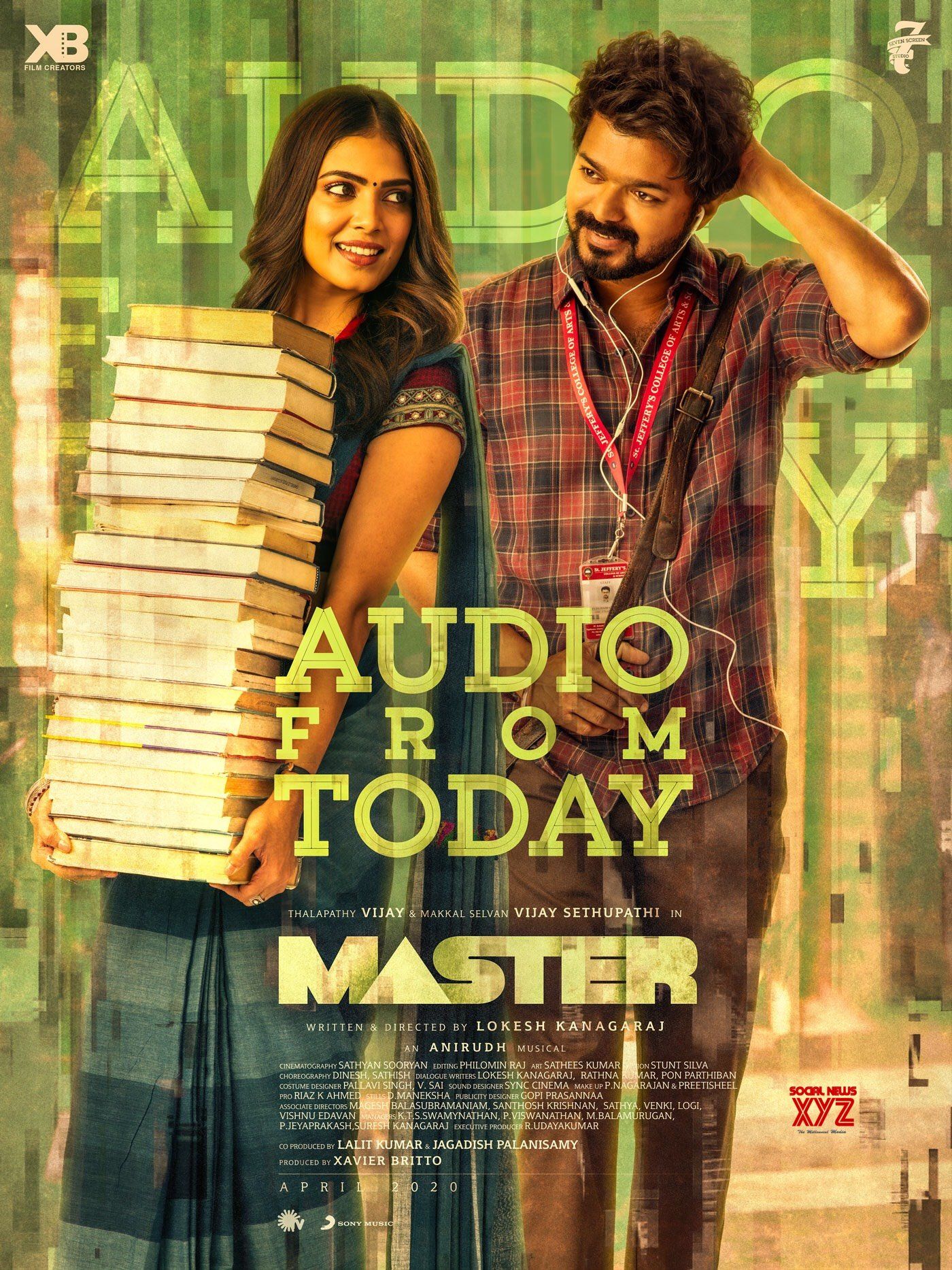 Thalapathy Vijay And Malavika Mohanan First Look HD Poster From Master News XYZ