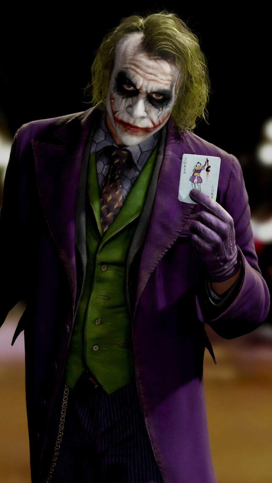 Joker with Card iPhone Wallpaper. Joker wallpaper, Joker heath, Joker image