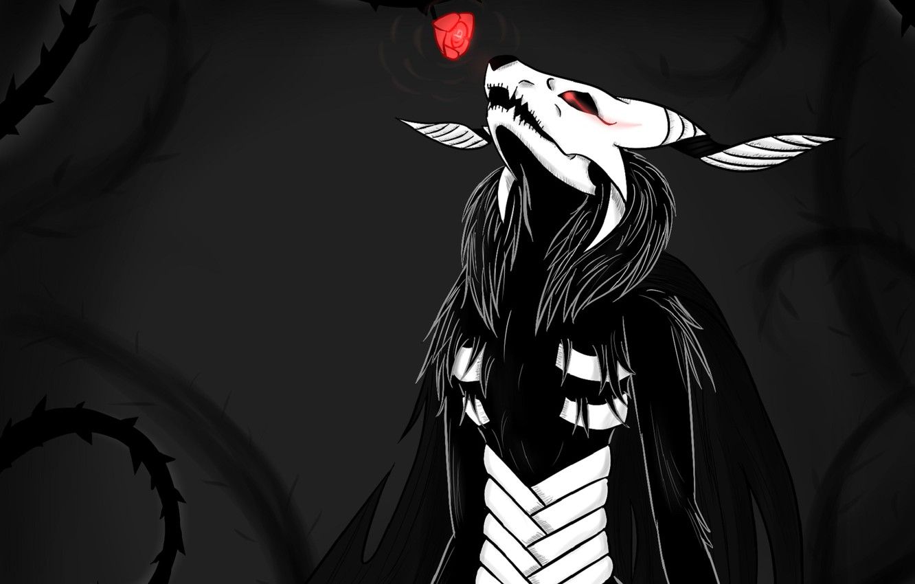 Wallpaper being, anime, art, Mahou Tsukai no Yome, The Ancient Magus' Bride, Elias Ainsworth image for desktop, section сёнэн