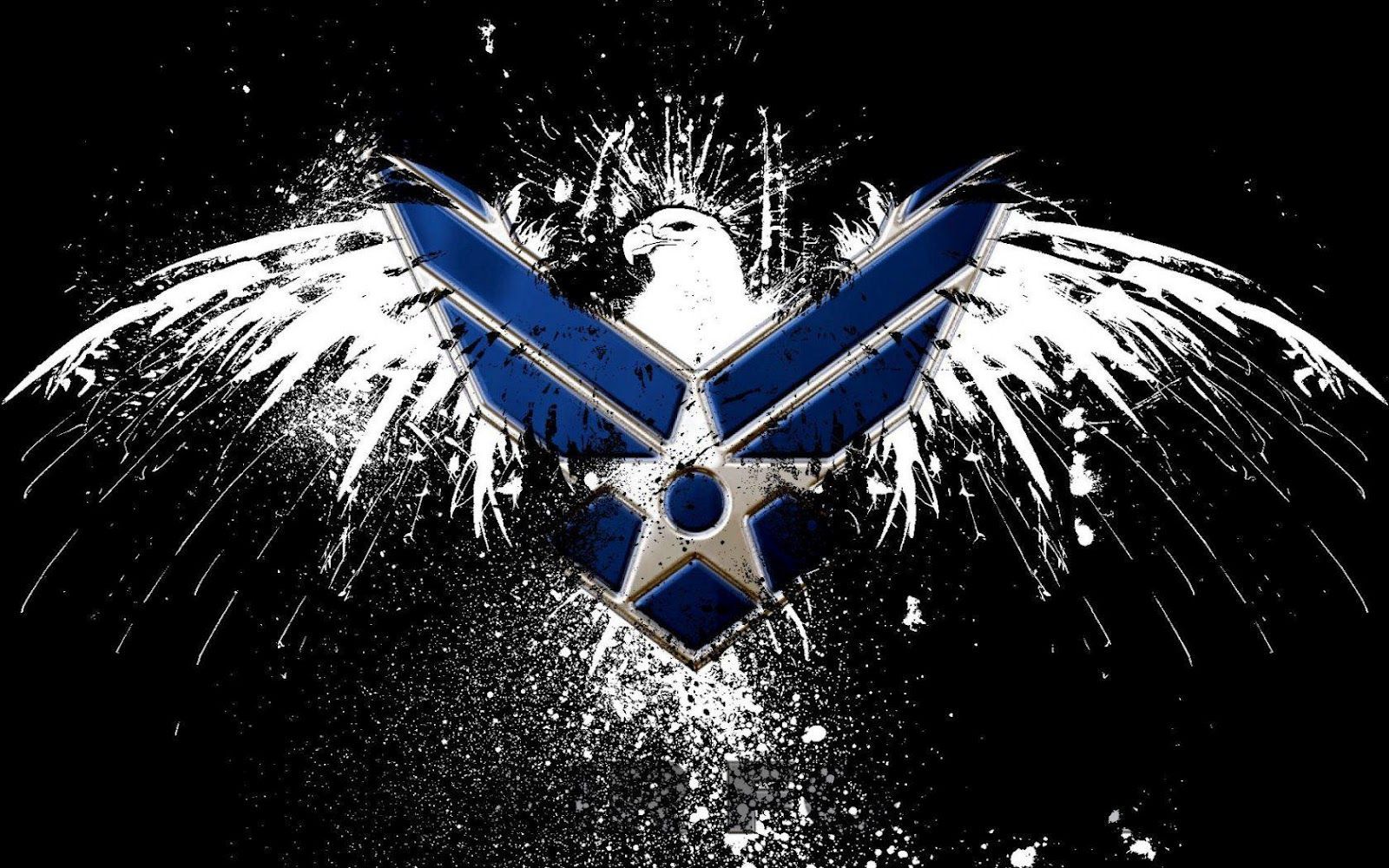 Air Force Logo HD Wallpaper. Slwallpaper. Air force tattoo, Air force wallpaper, Air force mom