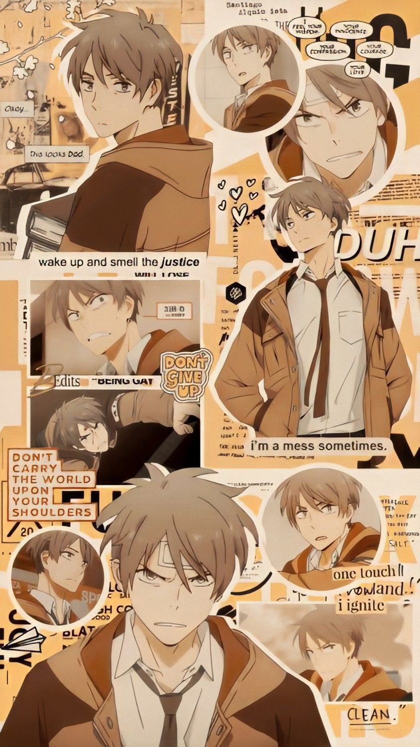 anime collage edits. Aesthetic anime, Cute anime wallpaper, Anime drawings boy