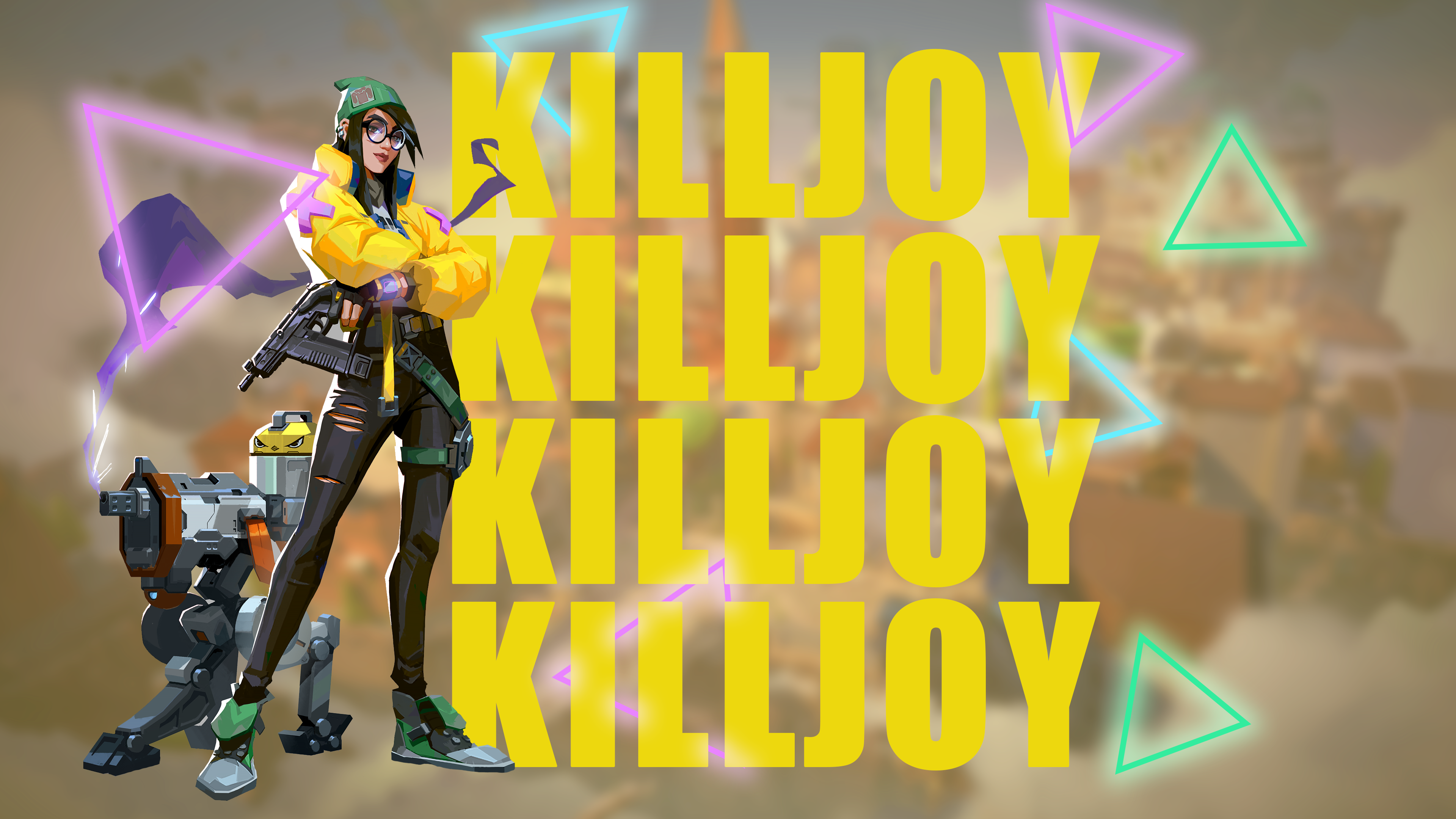 I Made 4K Killjoy Wallpaper. 
