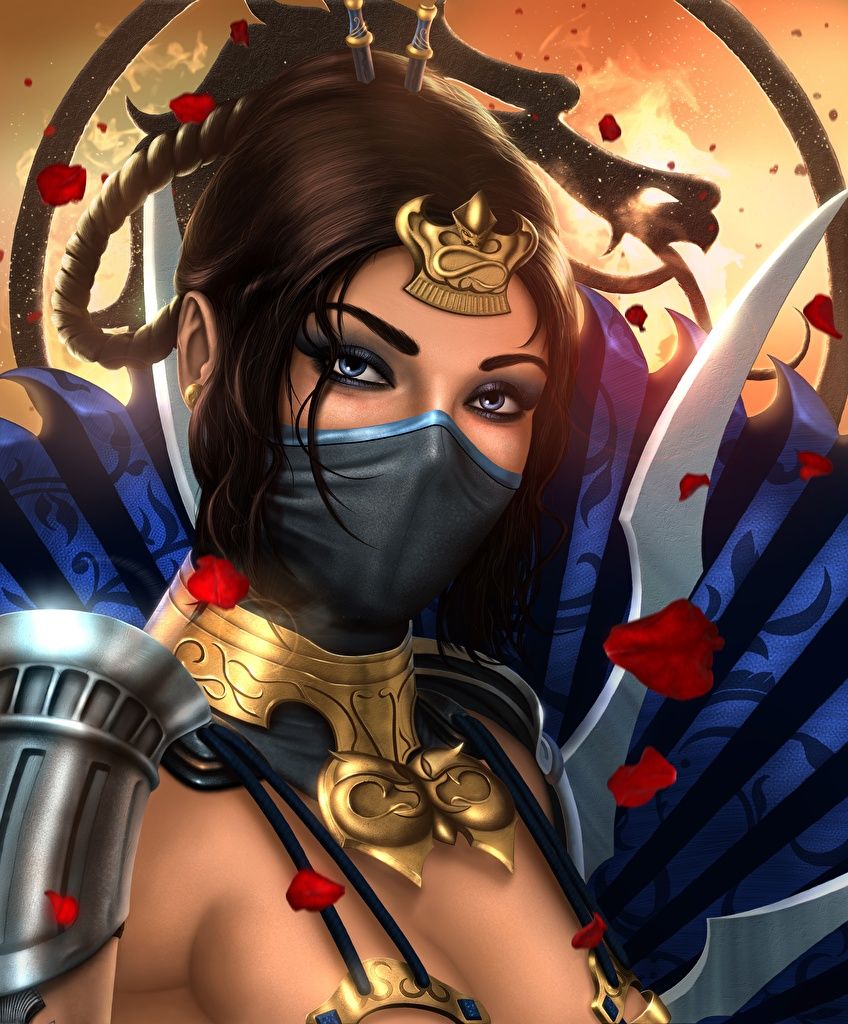 Desktop Wallpaper Mortal Kombat Warriors Kitana Beautiful Girls