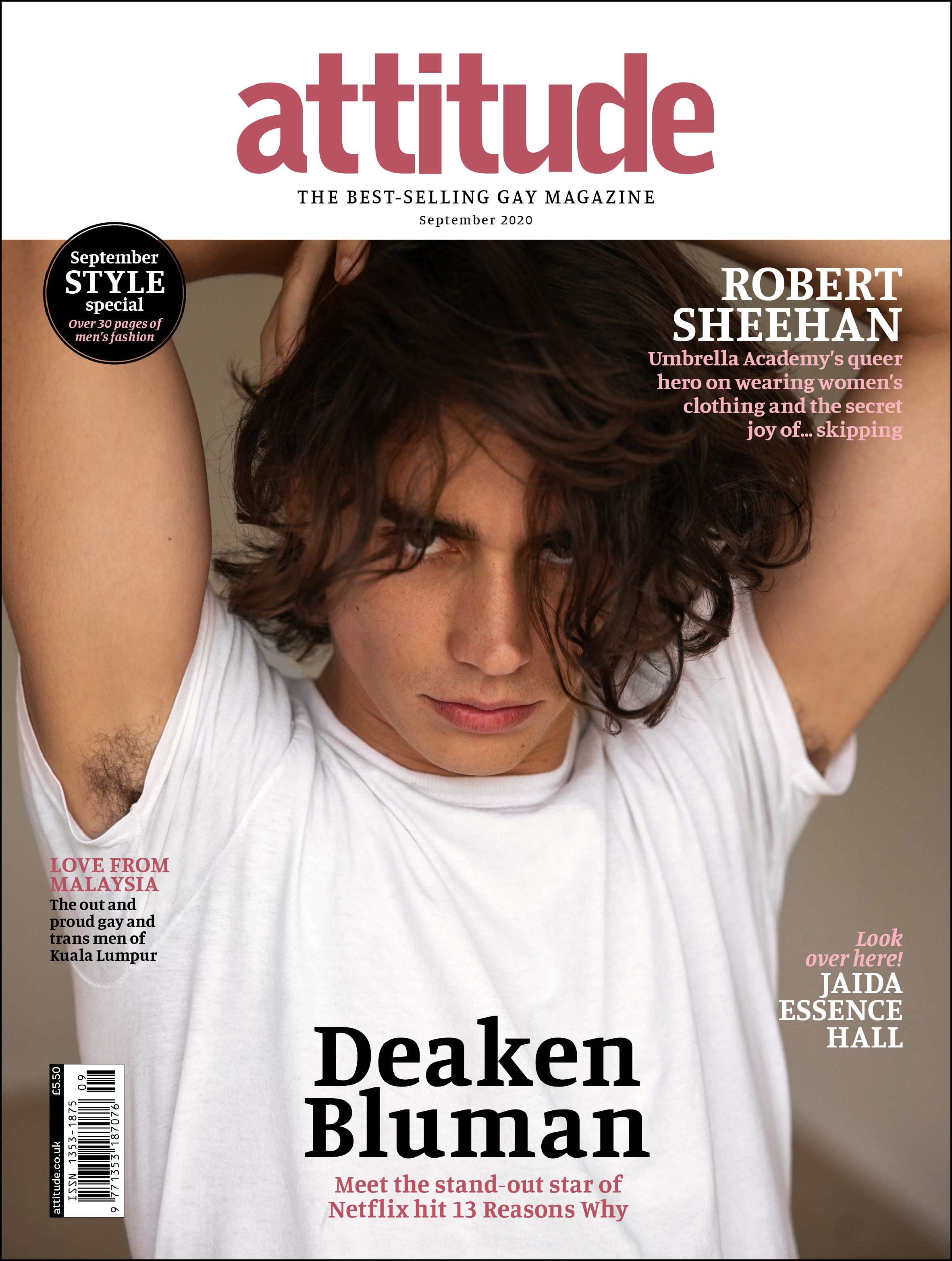 Attitude September: Jaida, Robert Sheehan & Deaken Bluman
