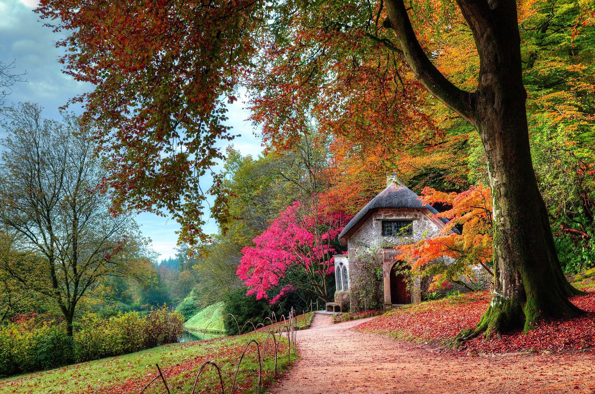 Fall Cottage Wallpapers - Wallpaper Cave