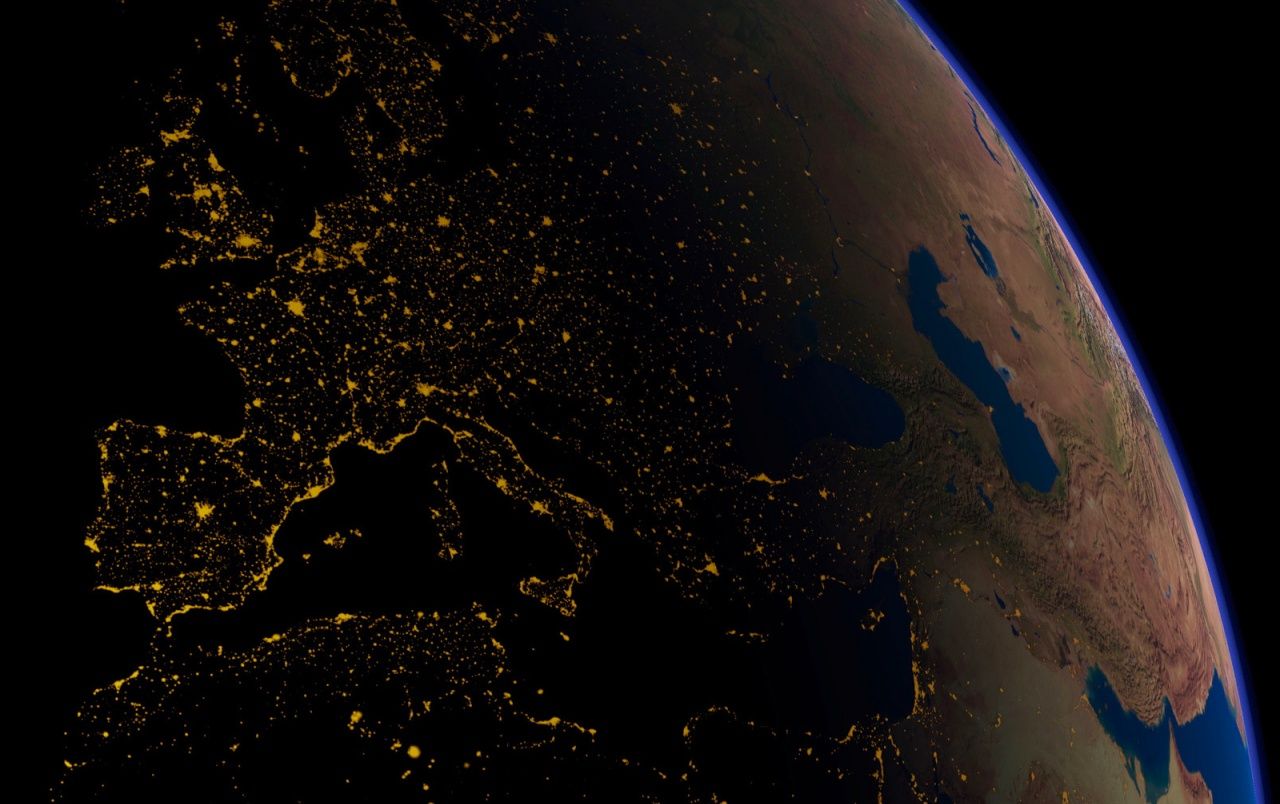 Earth at night wallpaper. Earth at night