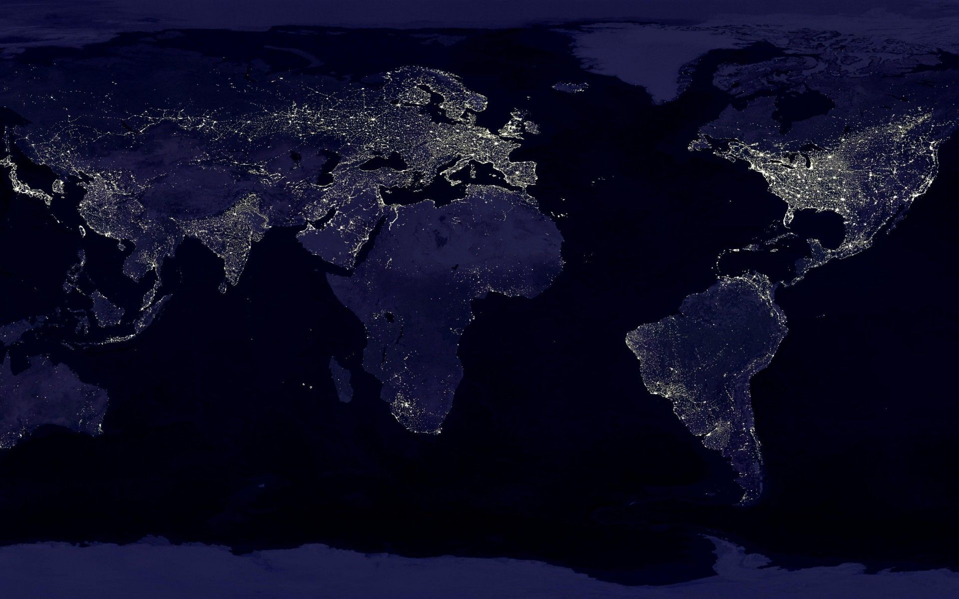 Earth at Night Wallpaper