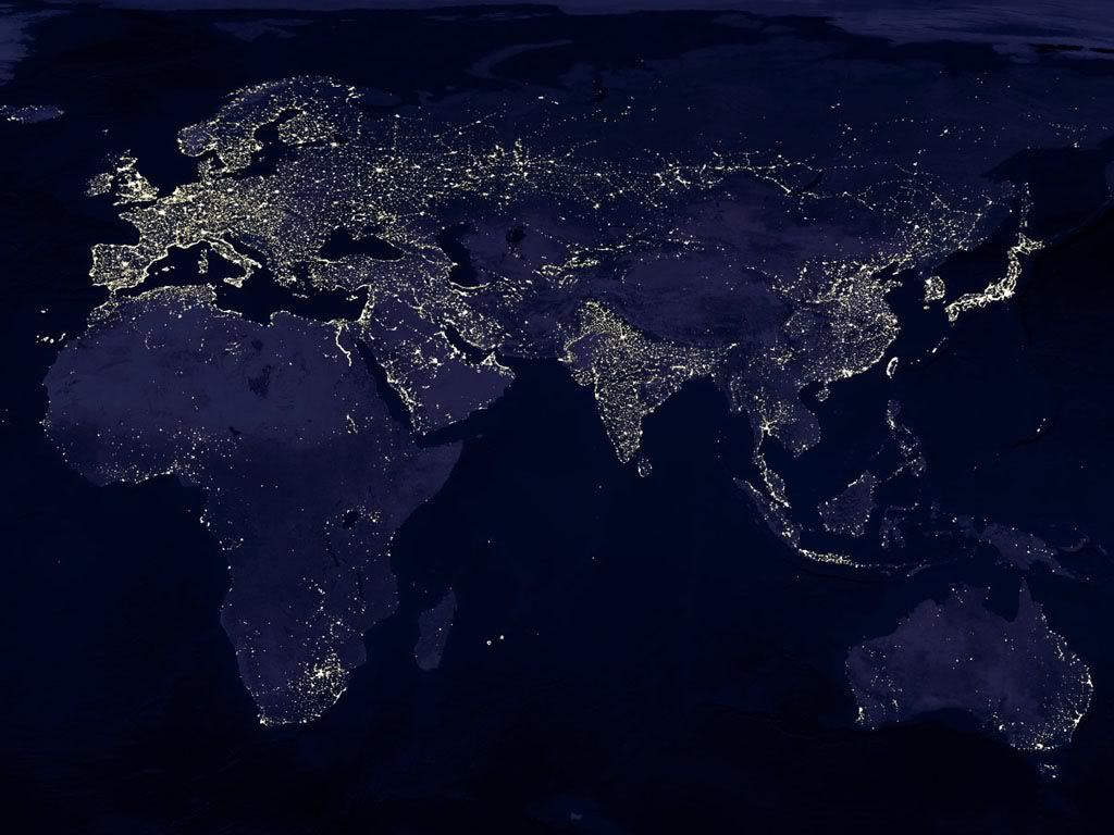 Earth At Night Wallpapers - Wallpaper Cave