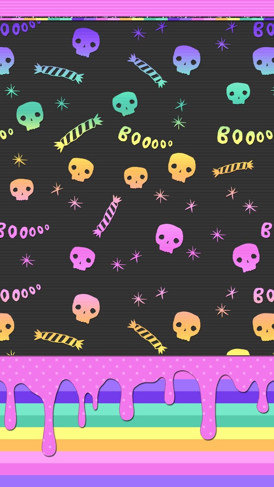 Rainbow Halloween Wallpapers - Wallpaper Cave