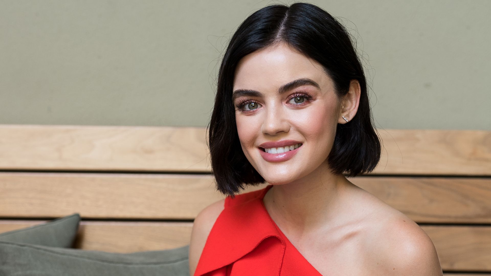 Lucy Hale Dyes Her Hair Color Brown Blonde