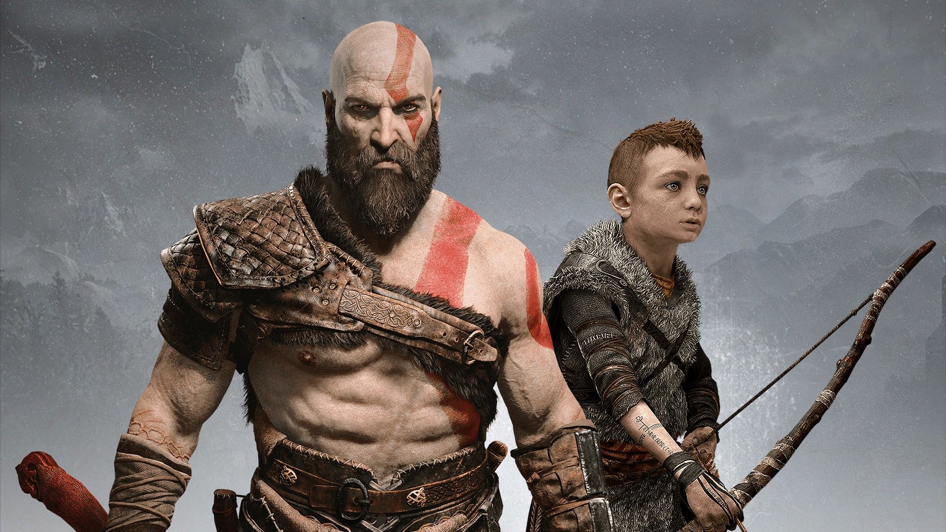 Kratos Atreus God of War HD Wallpaper