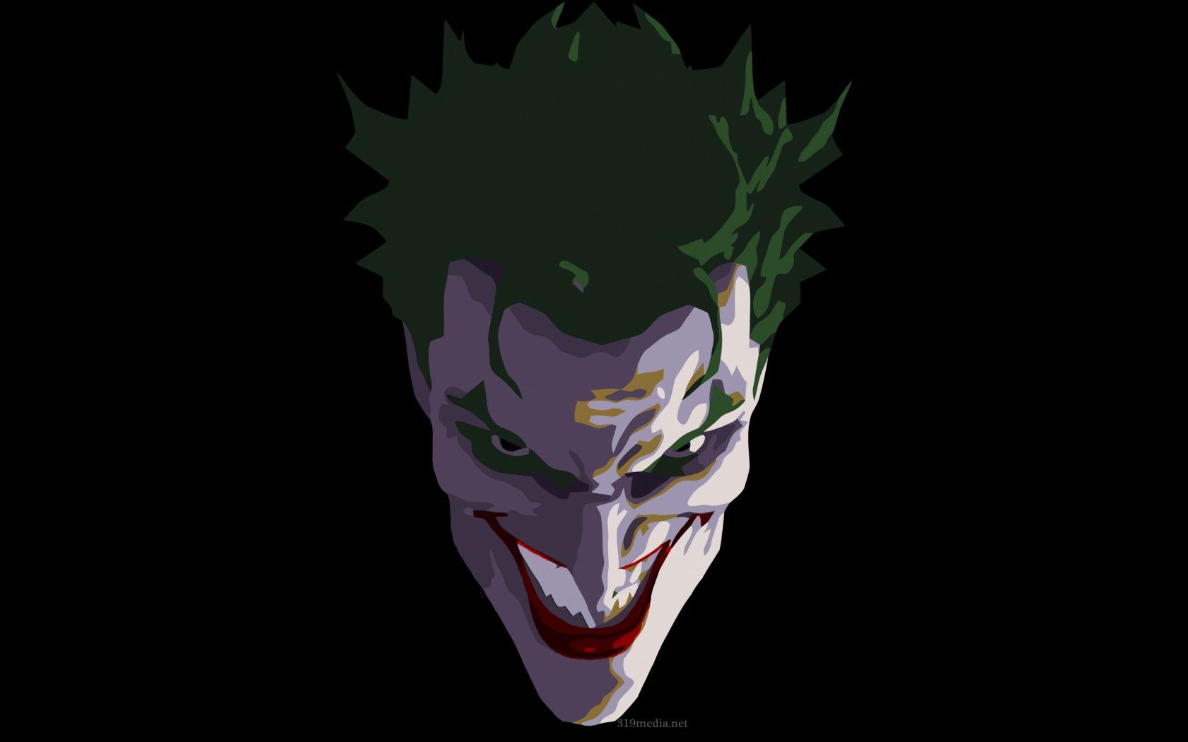 Joker Face Dark Wallpaperx1050