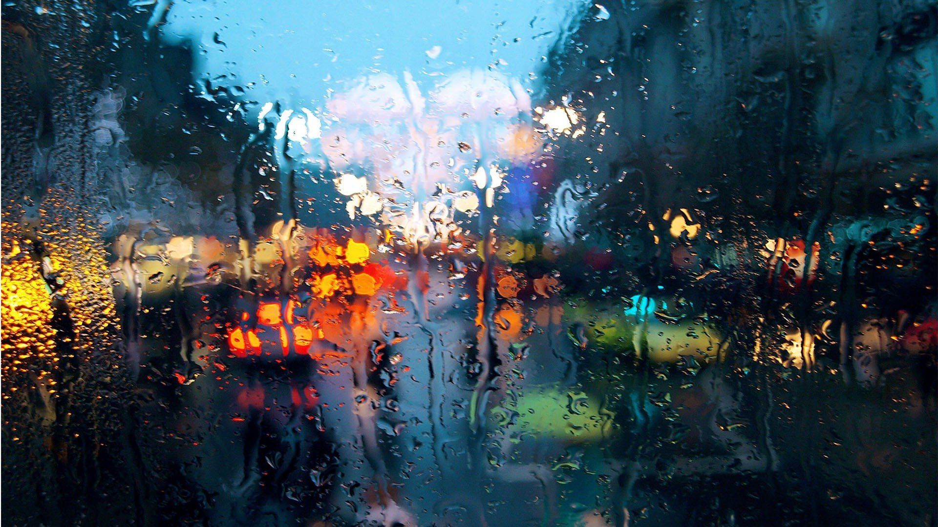 rain, City, Bokeh HD Wallpaper / Desktop and Mobile Image & Photo