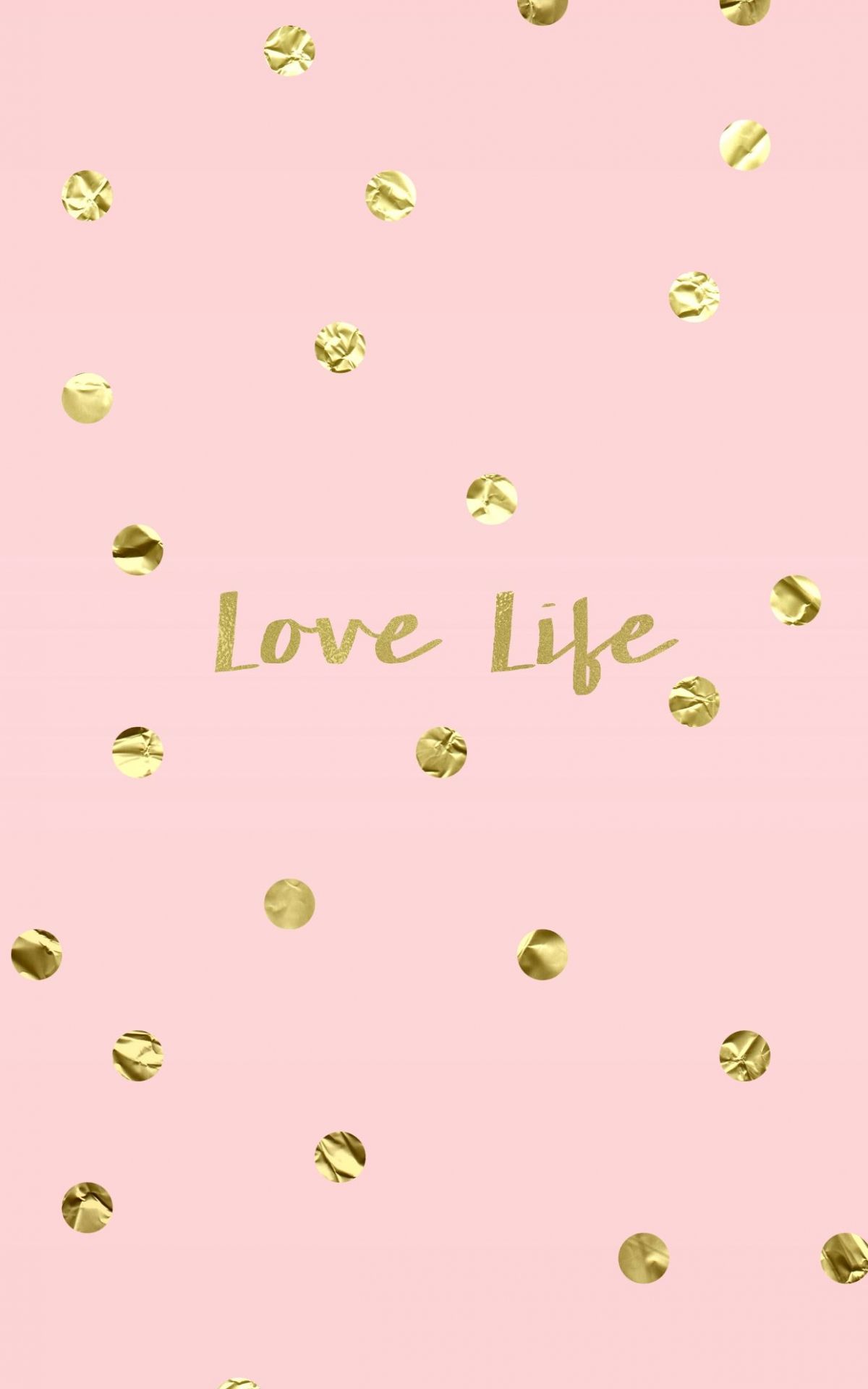 Free download Love Life Blush Pink Gold iPhone Wallpaper Background Wallpaper [1242x2208] for your Desktop, Mobile & Tablet. Explore Pink And Gold Wallpaper. Gold and Pink Wallpaper, Pink And