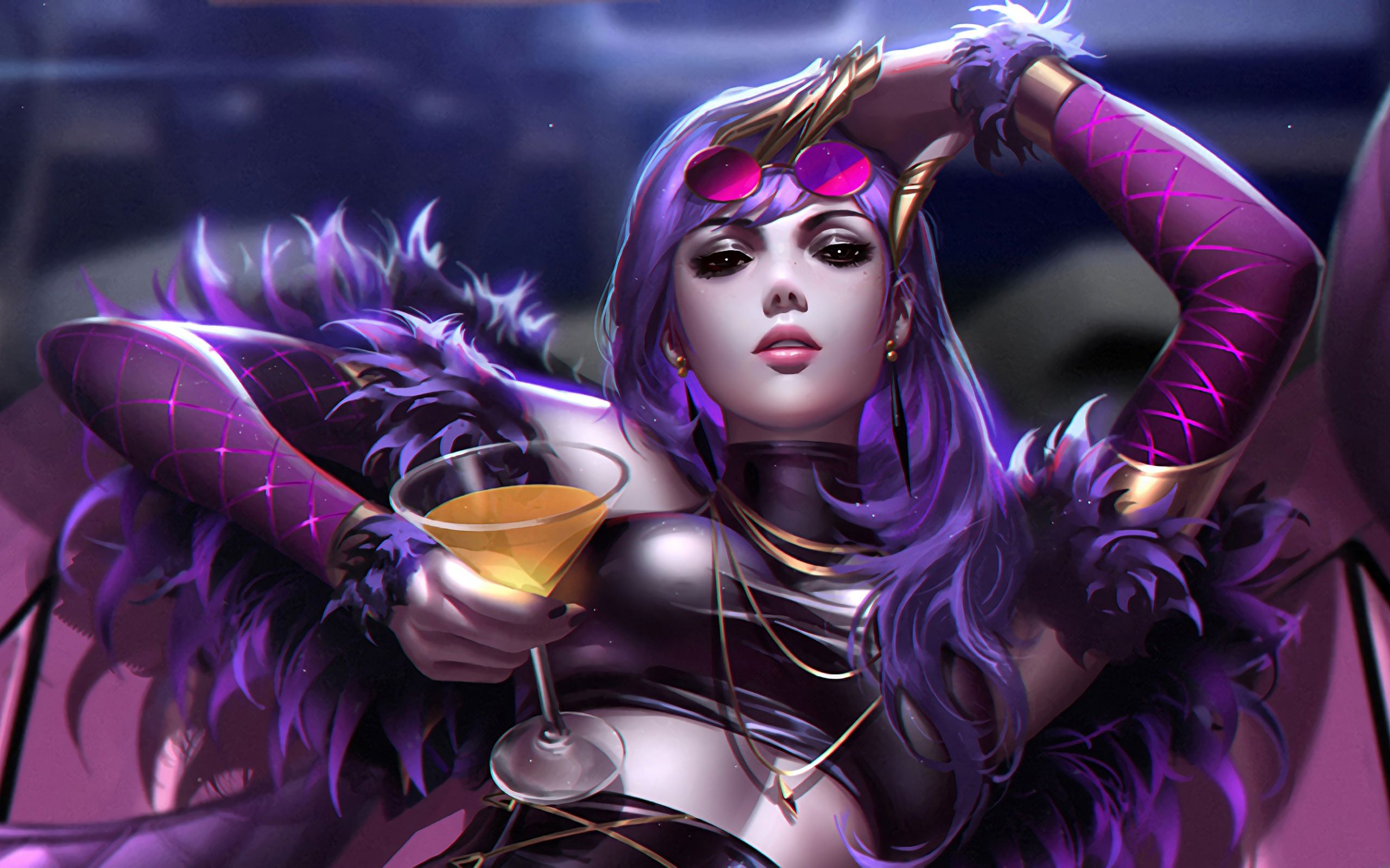 Kda Evelynn Lol 2560x1600 Resolution HD 4k Wallpaper, Image, Background, Photo and Picture