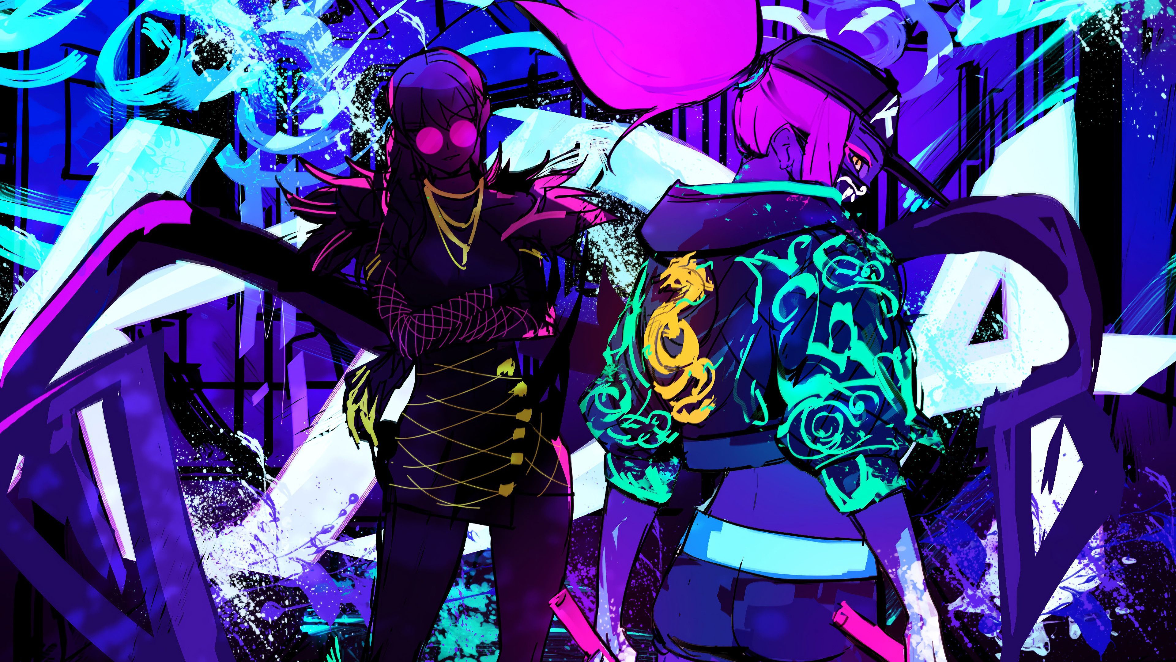 K DA Akali Evelynn Neon League Of Legends LoL 4K. Lol League Of Legends, League Of Legends, Neon