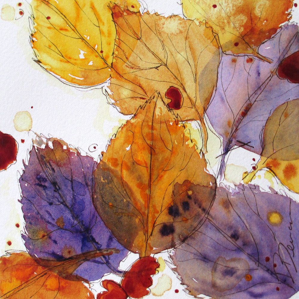 FLOWERS & ORGANIC SHAPE. Watercolor sketch, Fall watercolor, Watercolor leaves