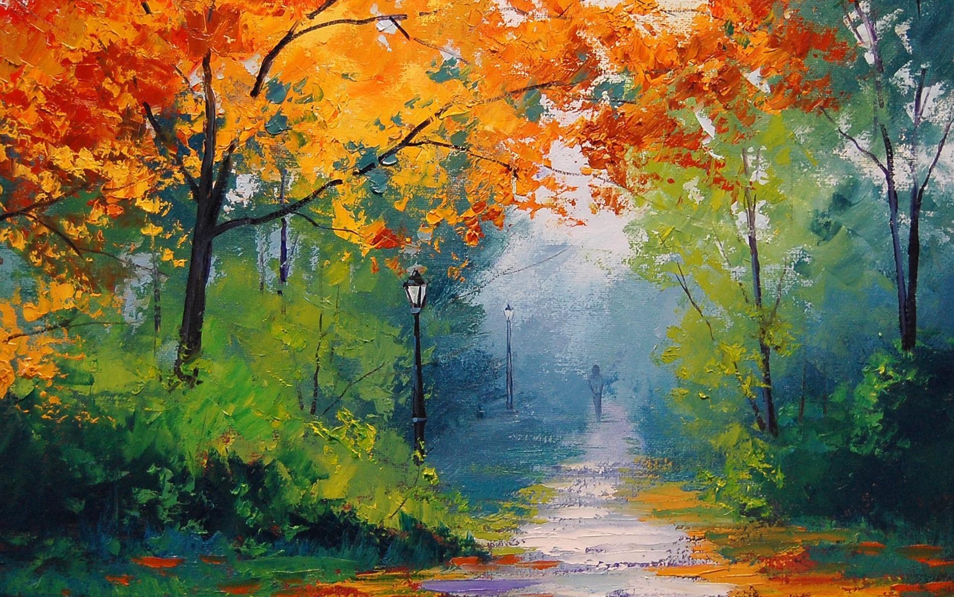 Autumn Watercolor Live Wallpaper for Android