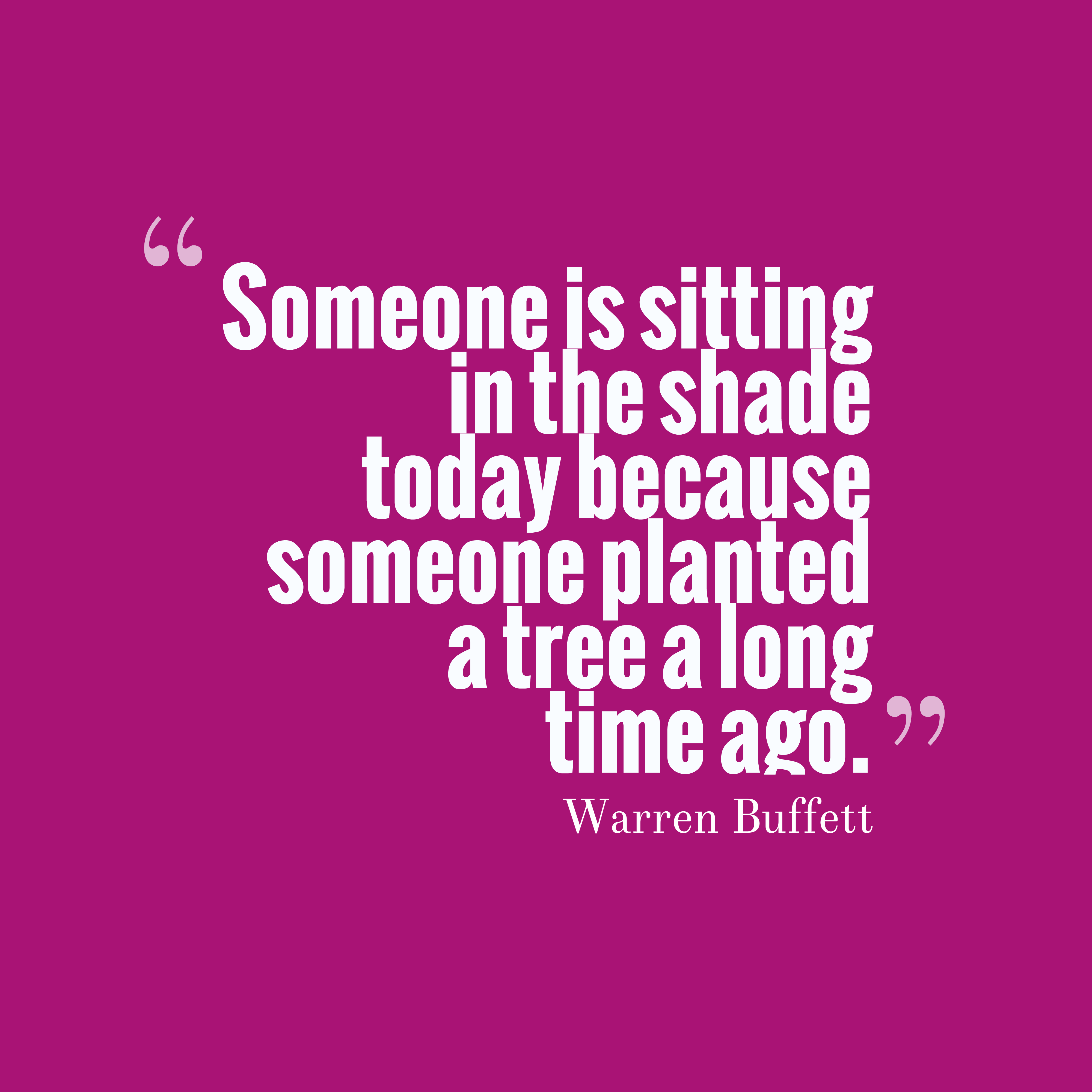 Warren Buffett quote about time